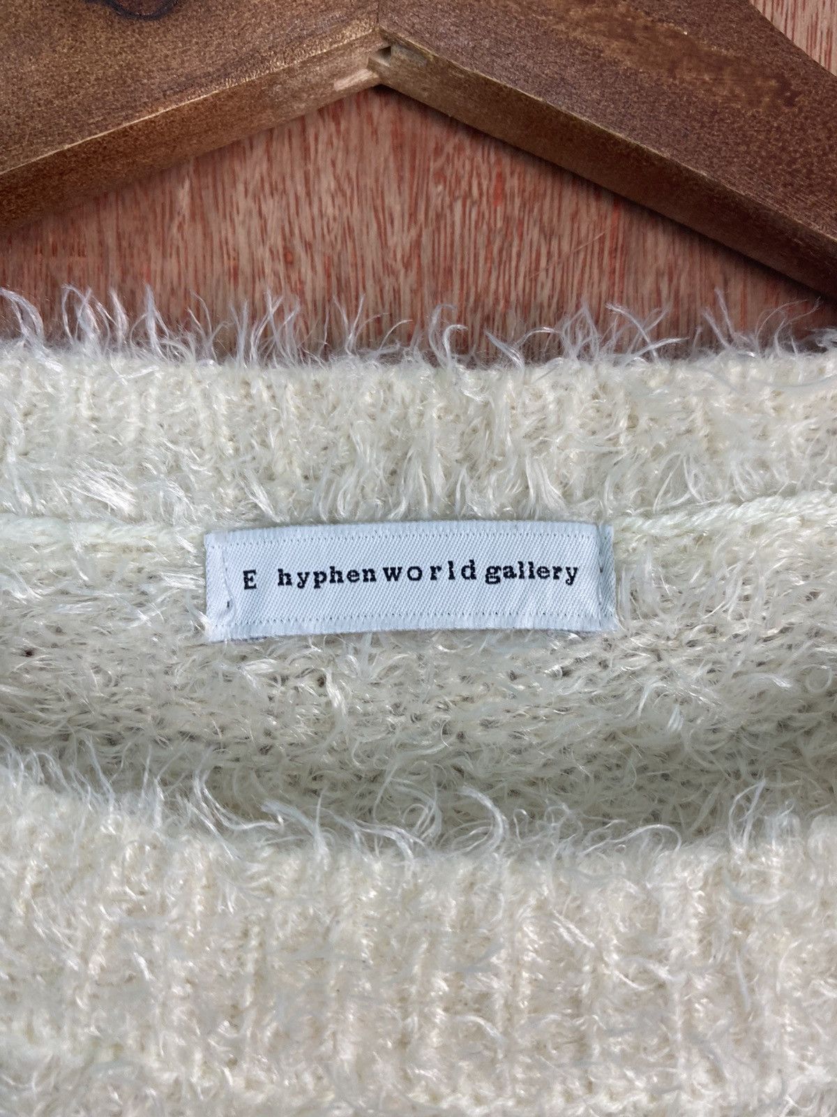 Homespun Knitwear × Japanese Brand DL Ehyphen Gallery World Shaggy Fur Mohair Knitwear #B626 Size M / US 6-8 / IT 42-44 - 9 Thumbnail