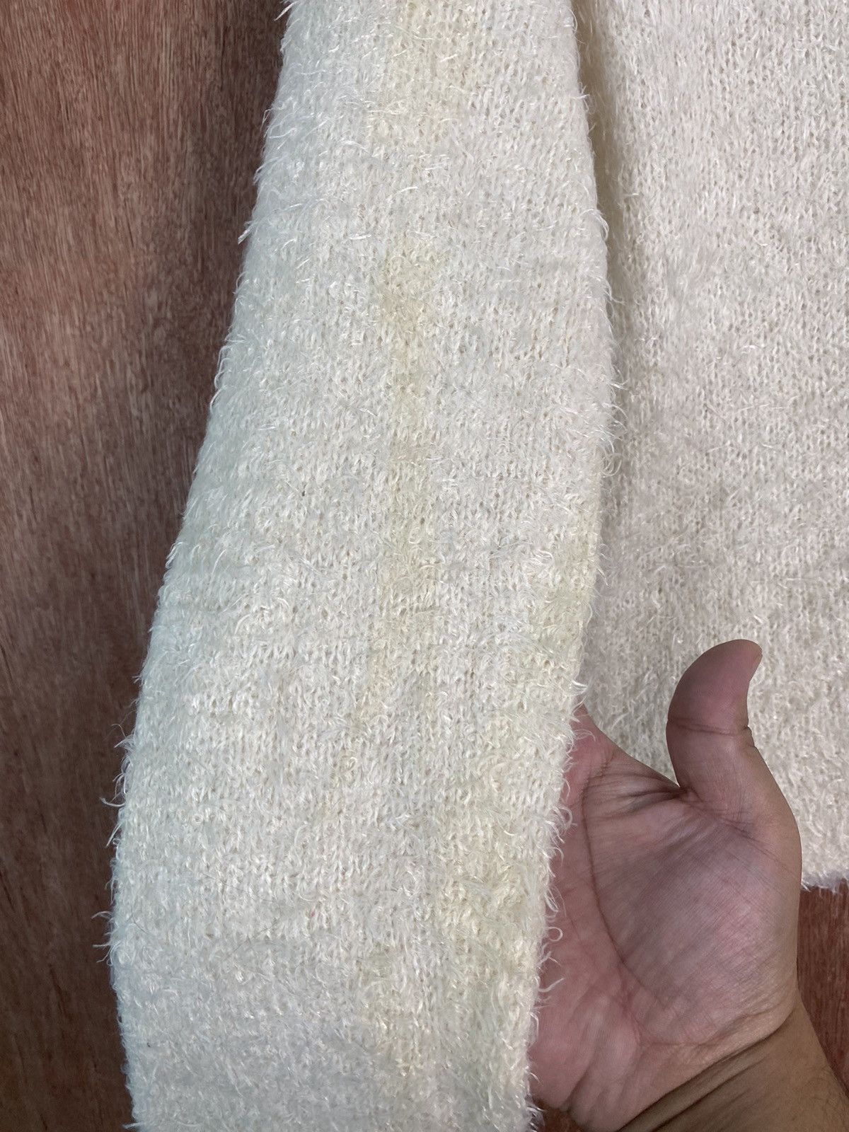 Homespun Knitwear × Japanese Brand DL Ehyphen Gallery World Shaggy Fur Mohair Knitwear #B626 Size M / US 6-8 / IT 42-44 - 8 Thumbnail