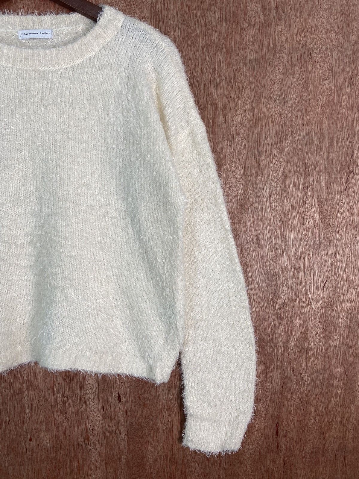 Homespun Knitwear × Japanese Brand DL Ehyphen Gallery World Shaggy Fur Mohair Knitwear #B626 Size M / US 6-8 / IT 42-44 - 5 Thumbnail
