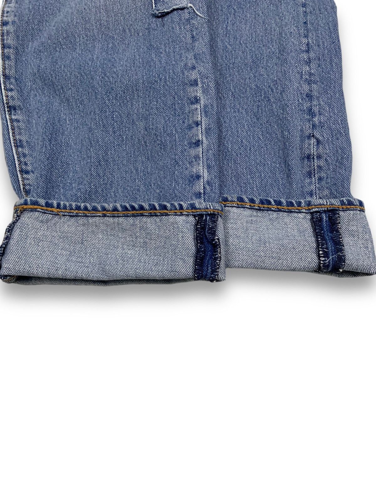 Levi's Vintage 2000s Levi’s 502 Blue Palm Tree Patchwork Jeans Size US 33 - 14 Thumbnail