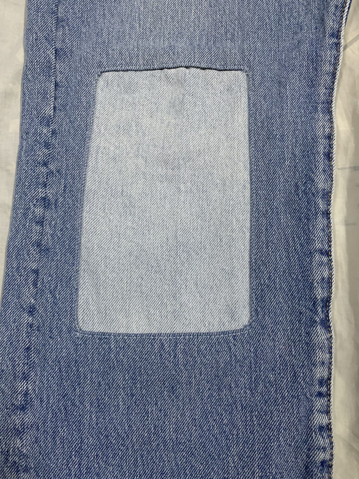 Levi's Vintage 2000s Levi’s 502 Blue Palm Tree Patchwork Jeans Size US 33 - 12 Thumbnail