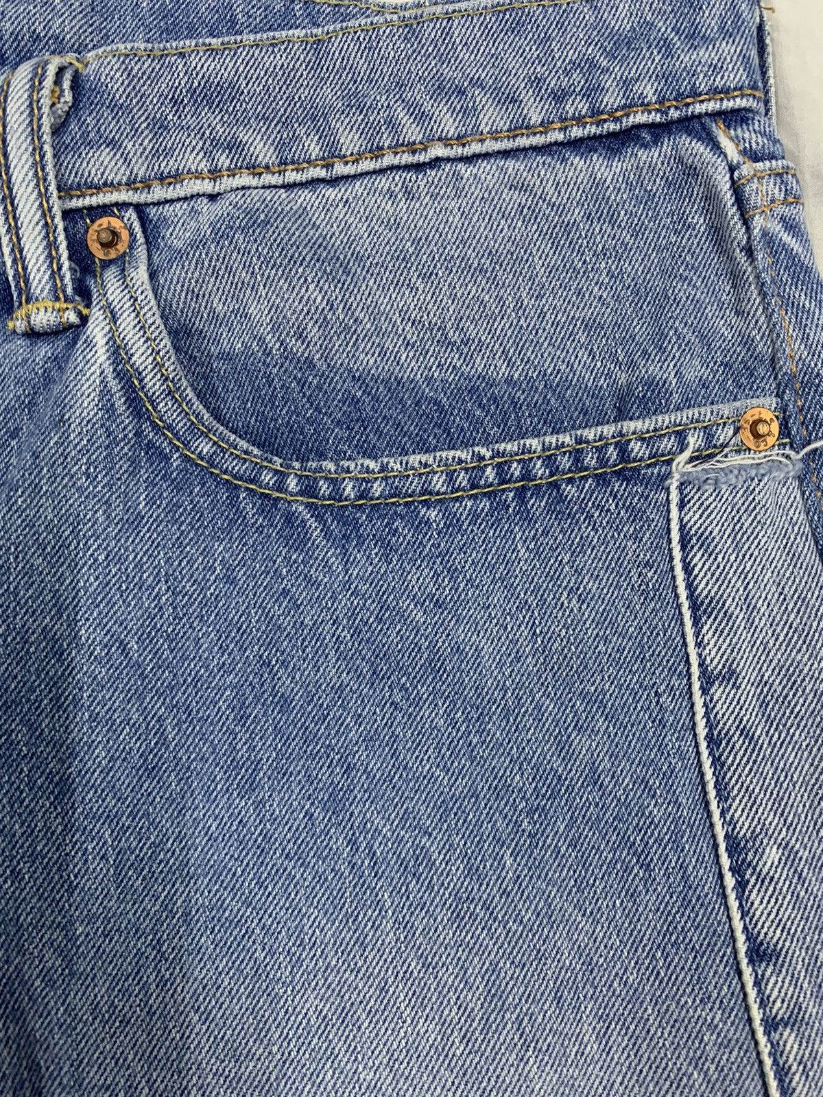 Levi's Vintage 2000s Levi’s 502 Blue Palm Tree Patchwork Jeans Size US 33 - 9 Thumbnail
