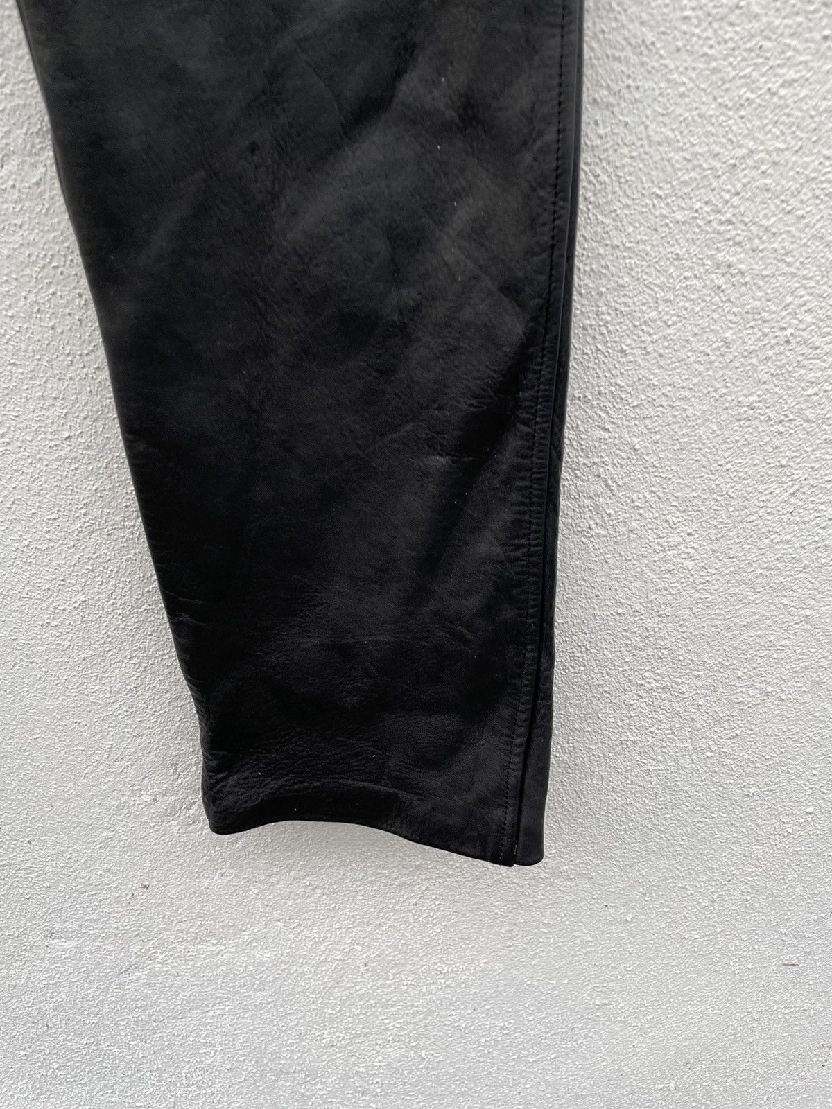 Japanese Brand Disco Leather Fashion Pants Size US 28 / EU 44 - 4 Thumbnail