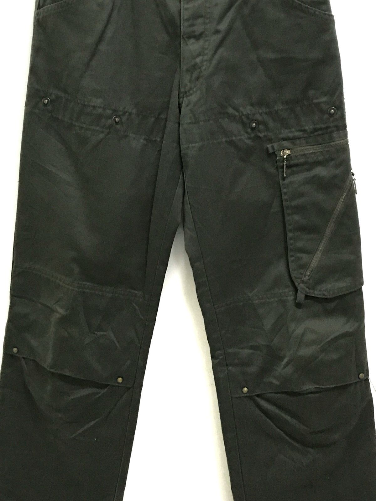 Japanese Brand Spago Professional Gear Green Army Pants Made In Japan Size US 29 - 3 Thumbnail