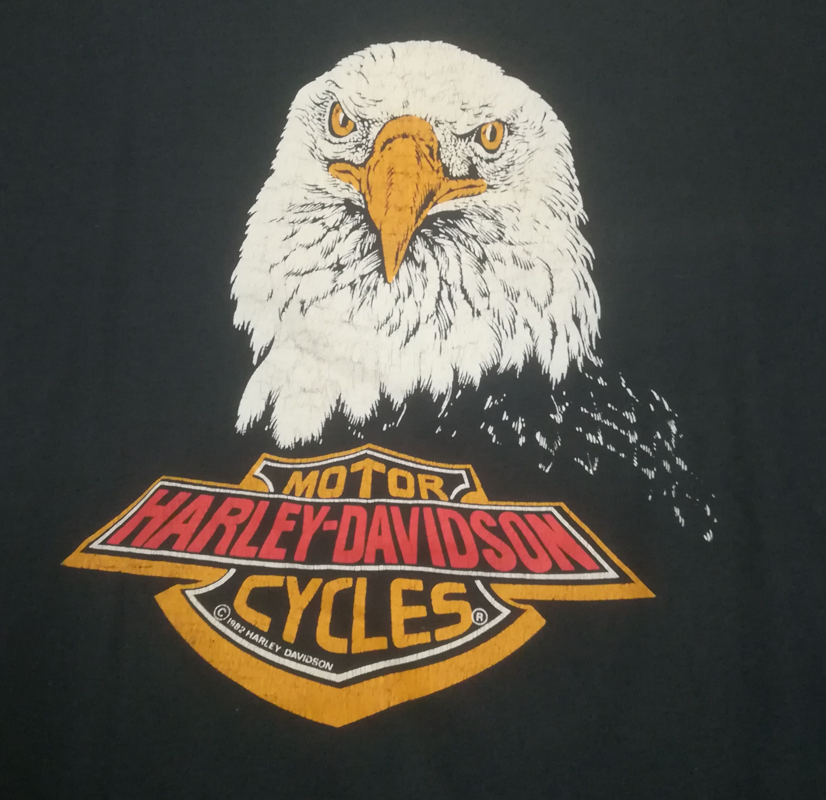Harley Davidson Vintage Rare 50/50 Harley Davidson Tshirt Size US L / EU 52-54 / 3 - 2 Thumbnail
