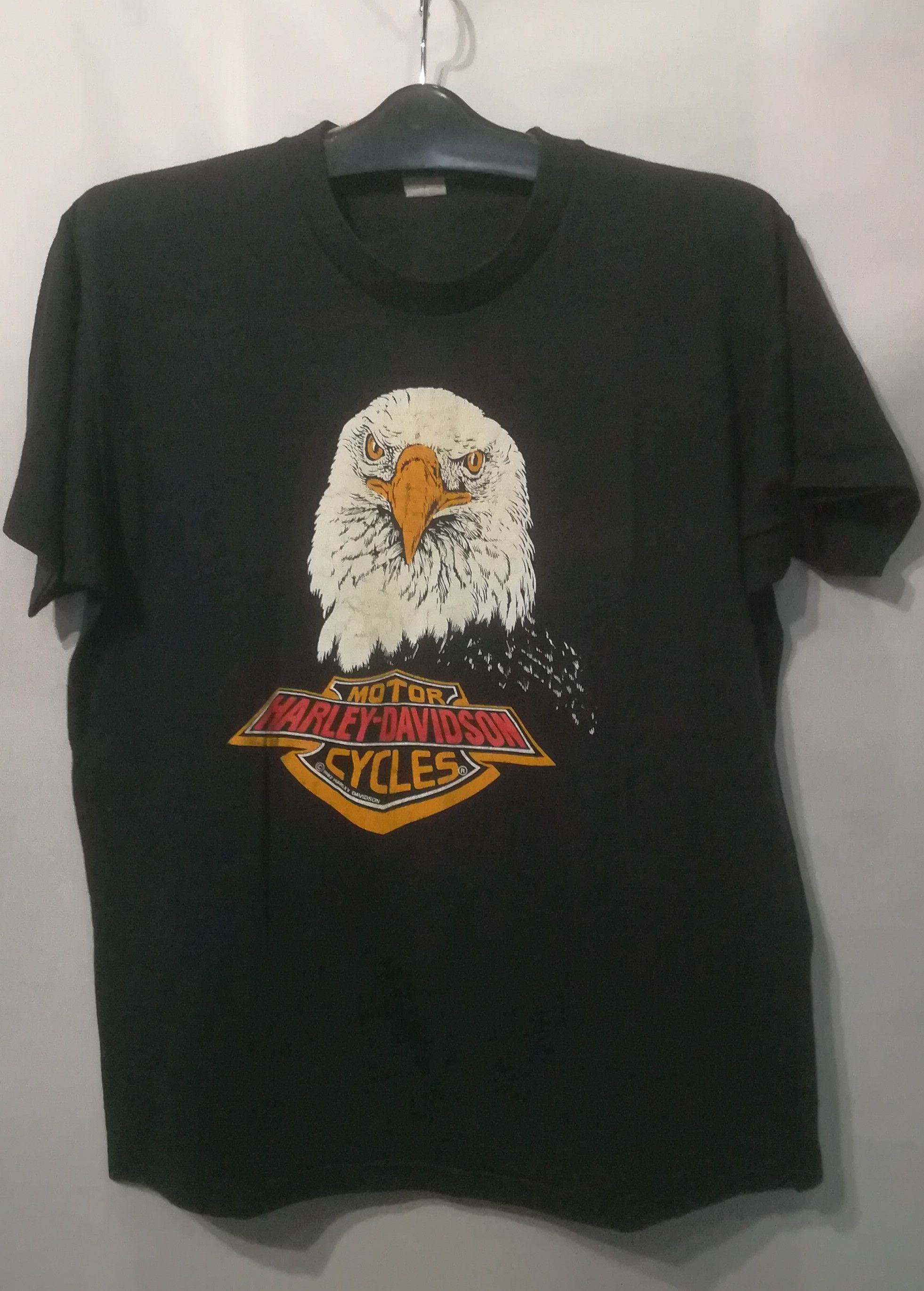 Harley Davidson Vintage Rare 50/50 Harley Davidson Tshirt Size US L / EU 52-54 / 3 - 1 Thumbnail