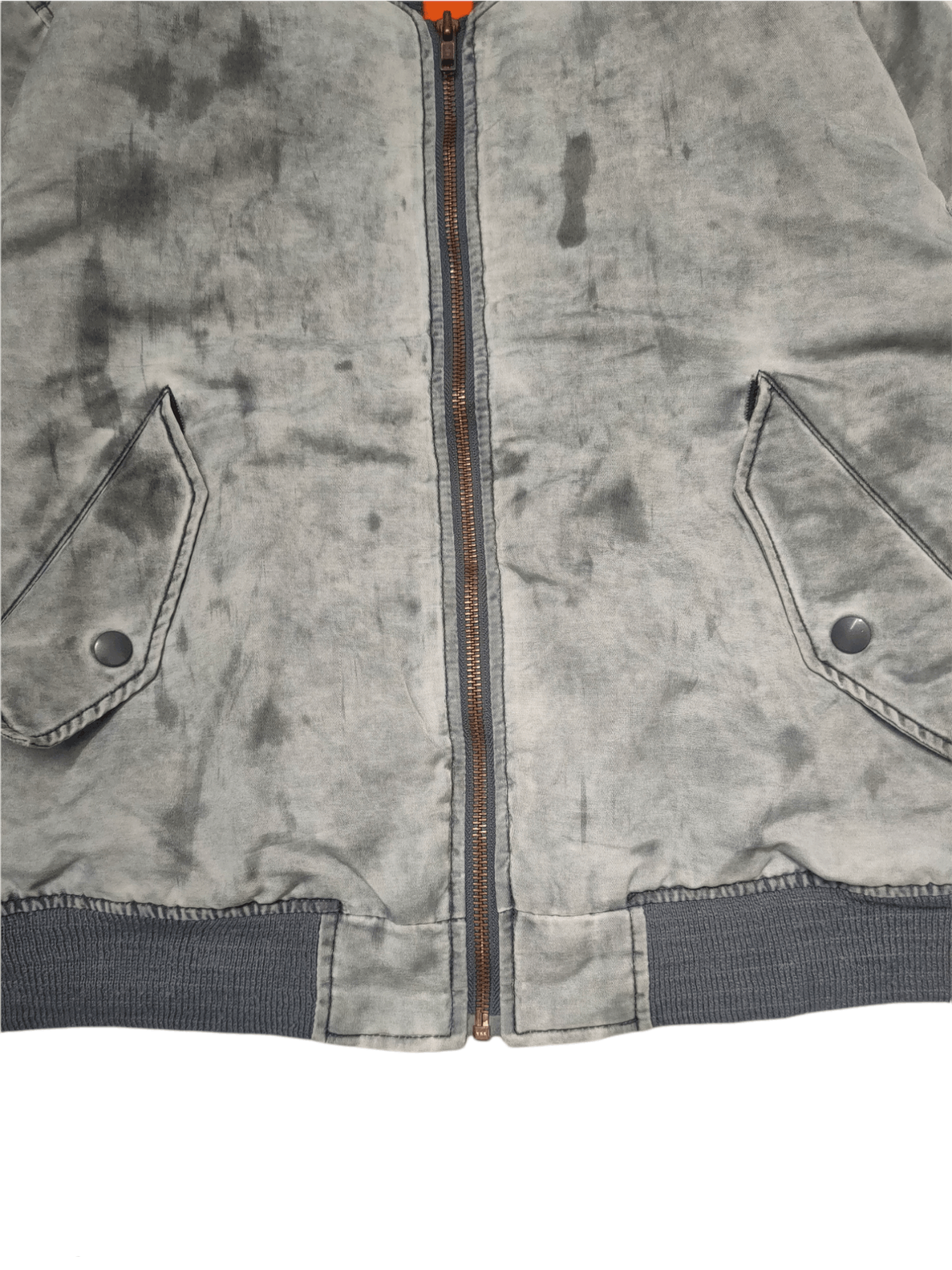 Vintage West East Acid Wash Bomber Jacket Size US S / EU 44-46 / 1 - 3 Thumbnail
