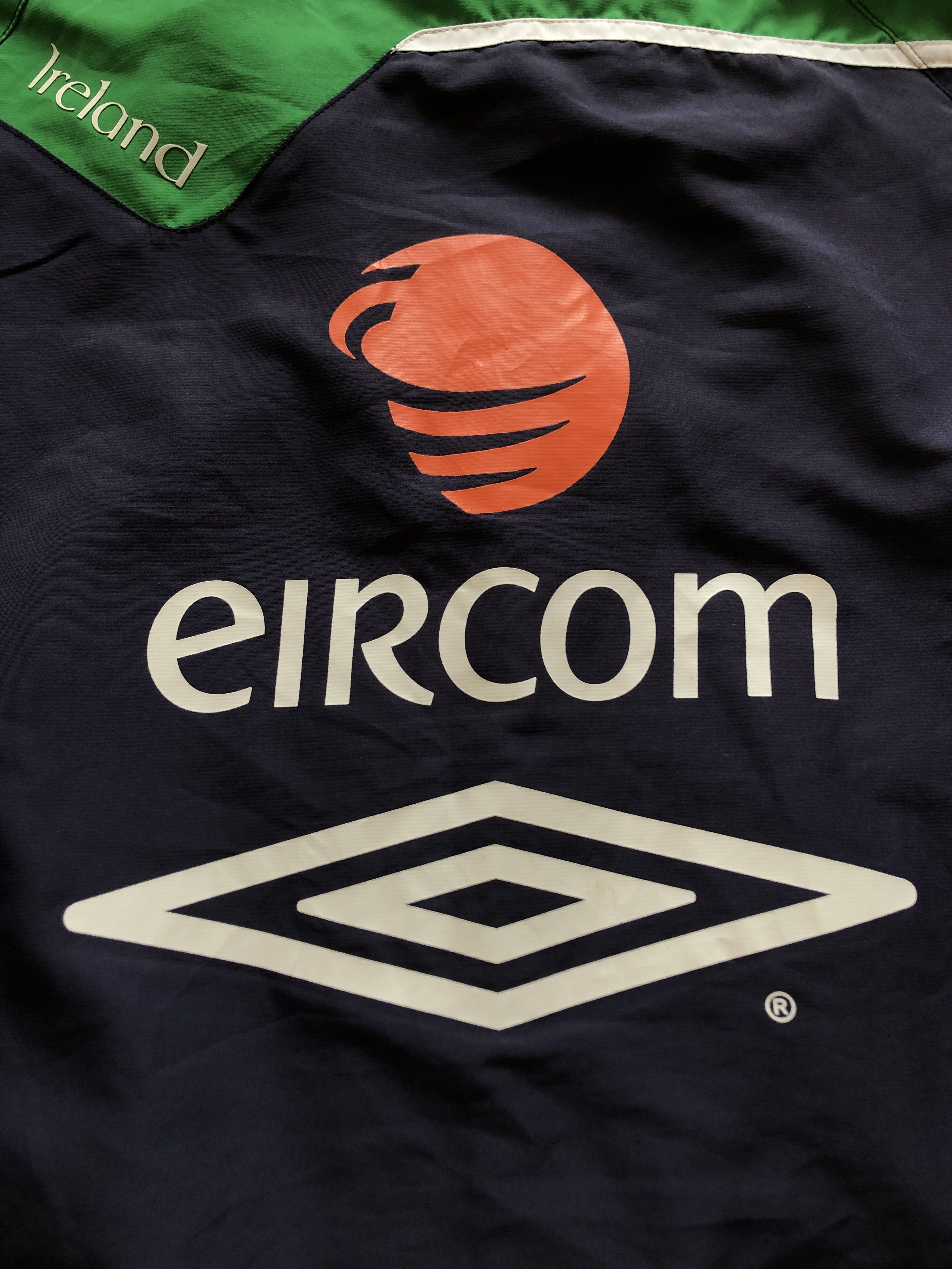 Umbro Vintage Ireland Jacket Eircom Big Logo Rare Y2K Drill Hype Size US M / EU 48-50 / 2 - 15 Thumbnail