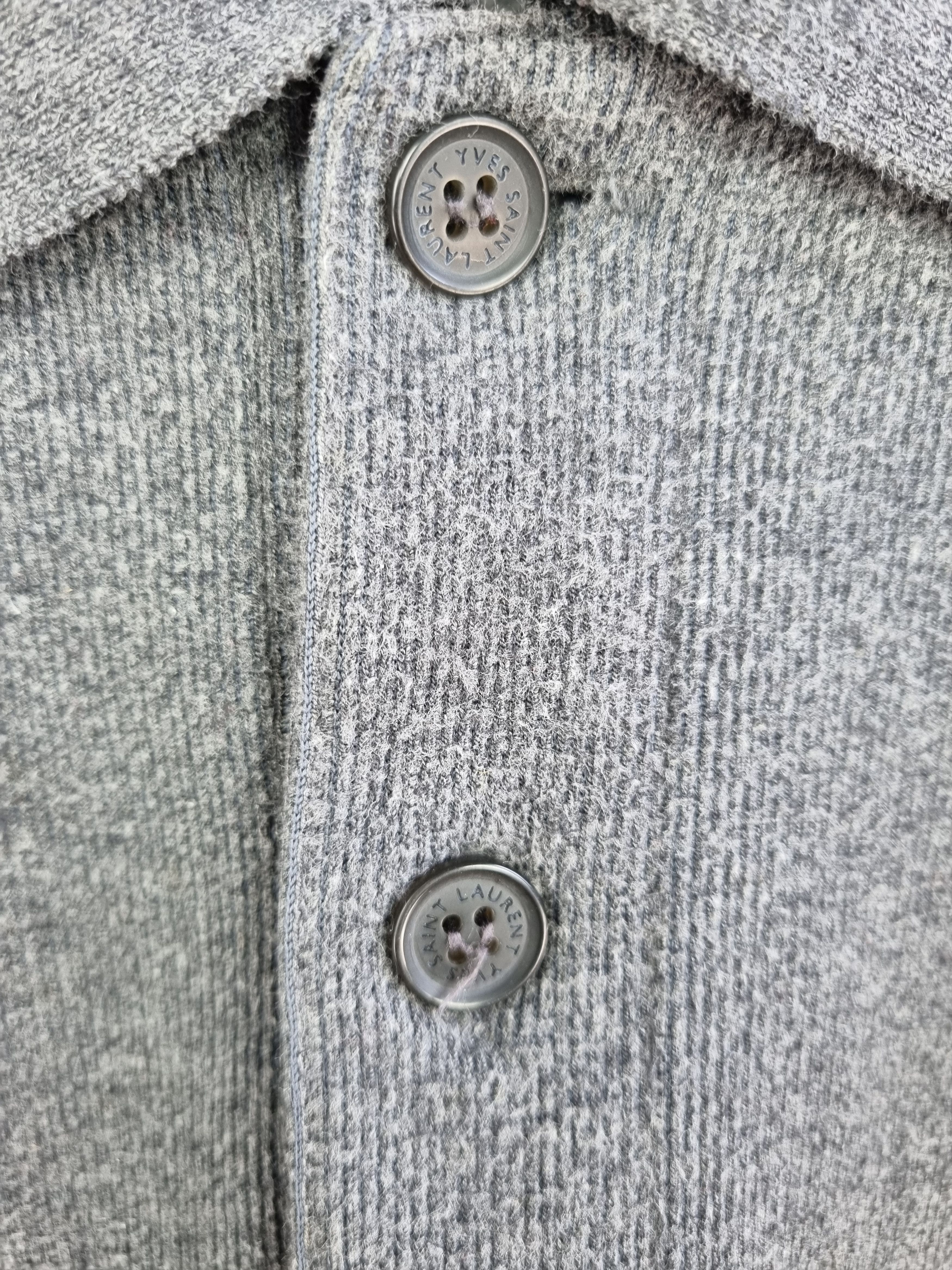 Yves Saint Laurent 90s YSL Yves Saint Laurent pour homme Collared Sweater Size US XL / EU 56 / 4 - 10 Thumbnail