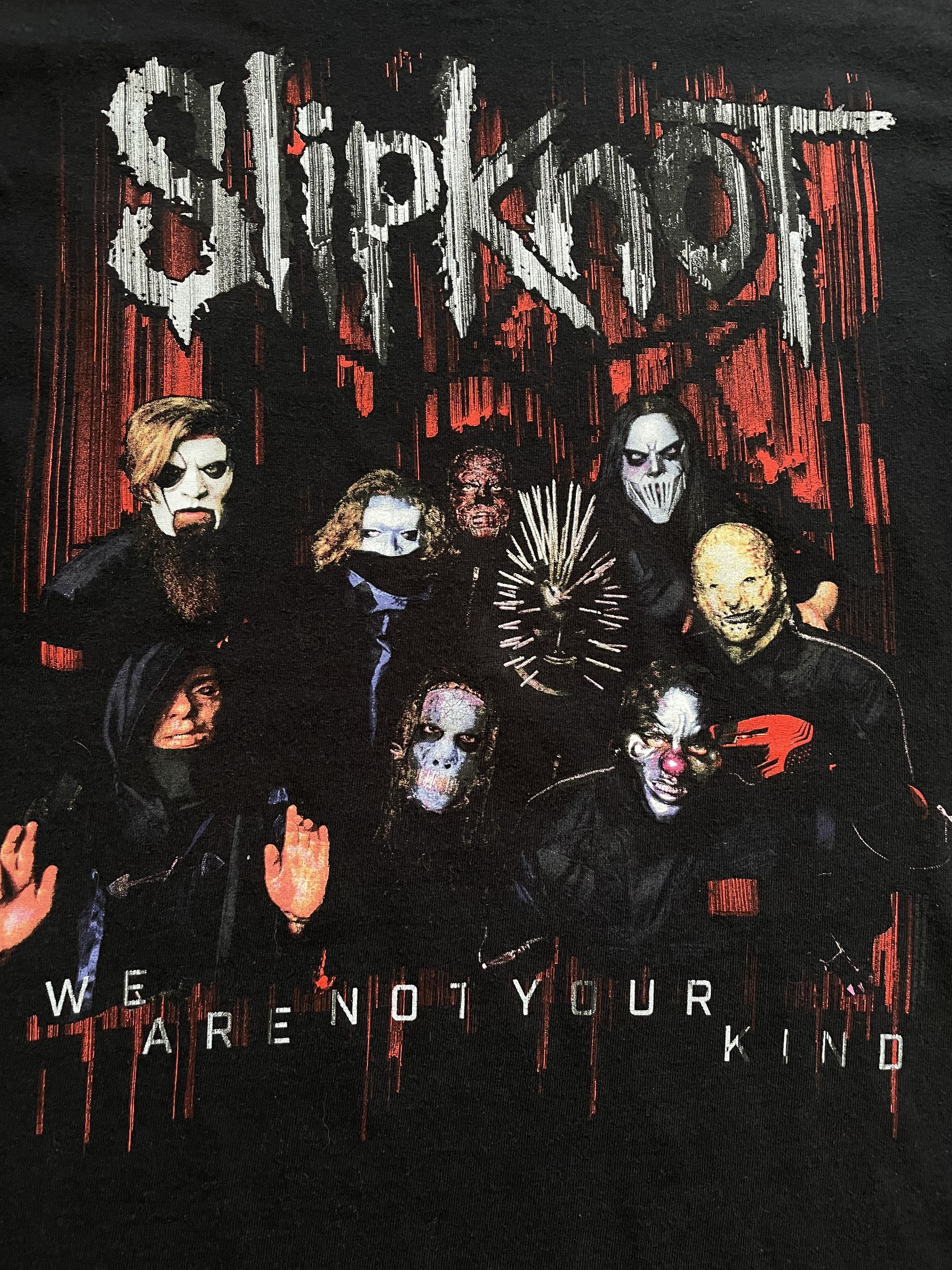 Band Tees × Slipknot × Vintage Vintage Slipknot Iowa Shirt Band Rare Tee Y2K Hype Drill Size US M / EU 48-50 / 2 - 3 Thumbnail