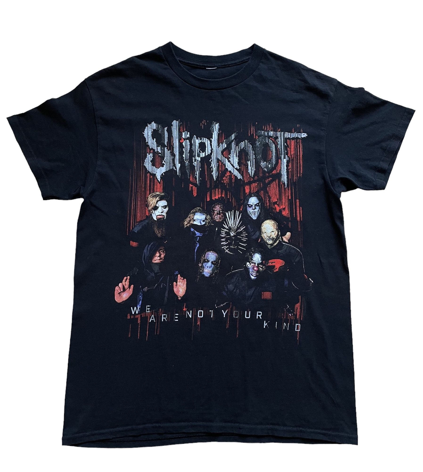 Band Tees × Slipknot × Vintage Vintage Slipknot Iowa Shirt Band Rare Tee Y2K Hype Drill Size US M / EU 48-50 / 2 - 1 Thumbnail
