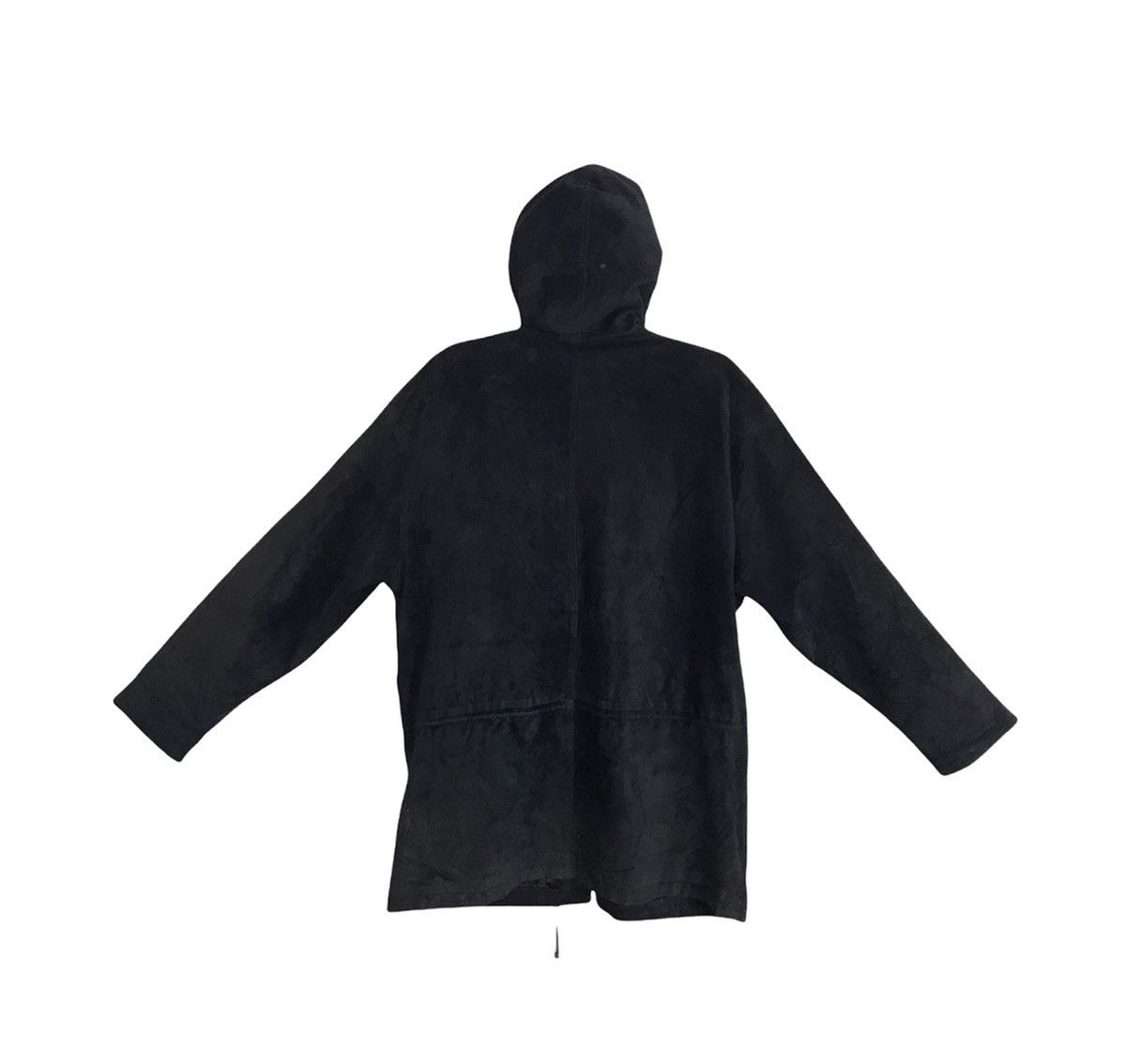 Designer × Joseph Michael Joseph Suede Black Parka Jacket Hoodie Quilted Inner Size US M / EU 48-50 / 2 - 2 Thumbnail