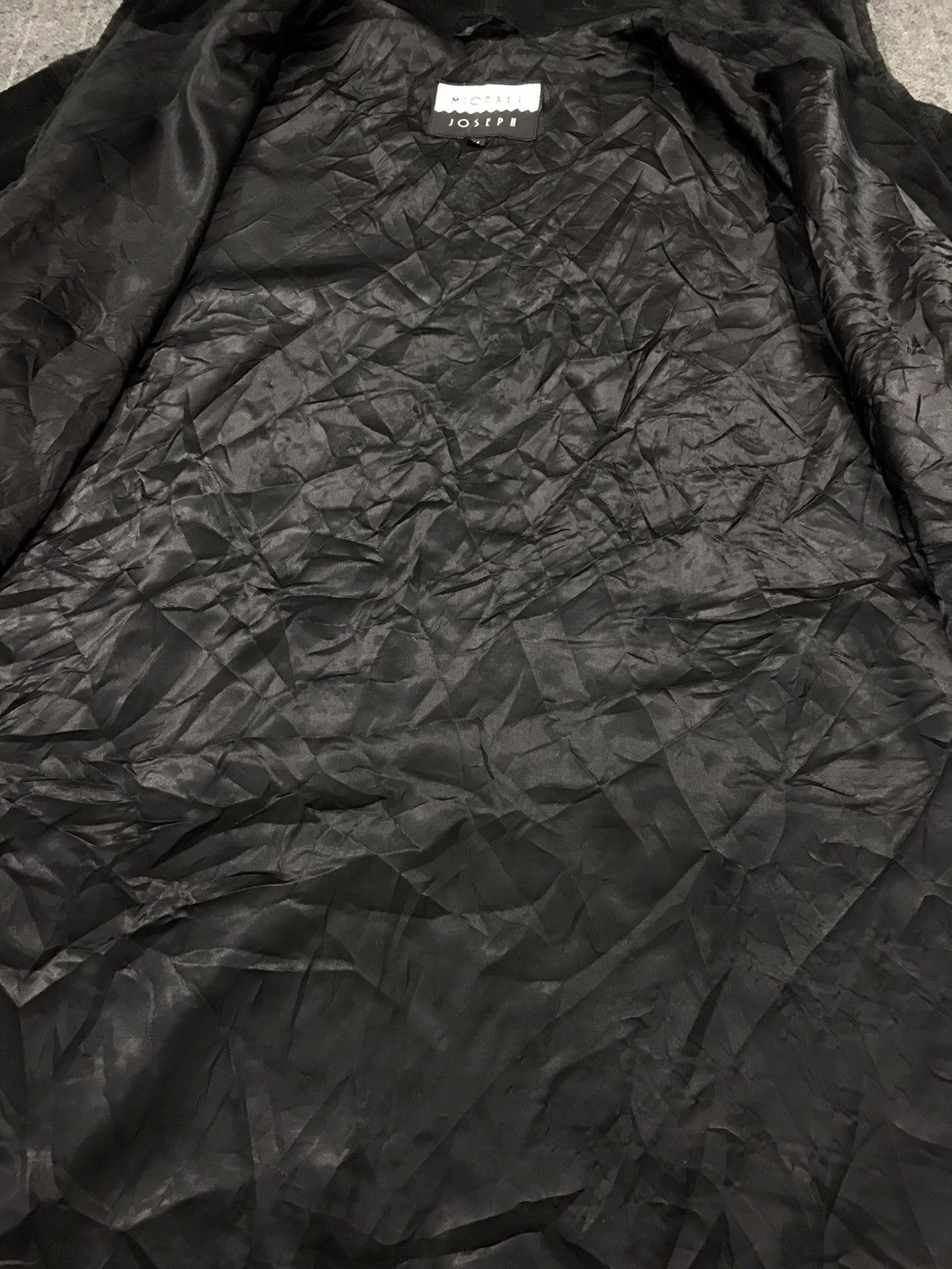 Designer × Joseph Michael Joseph Suede Black Parka Jacket Hoodie Quilted Inner Size US M / EU 48-50 / 2 - 5 Thumbnail