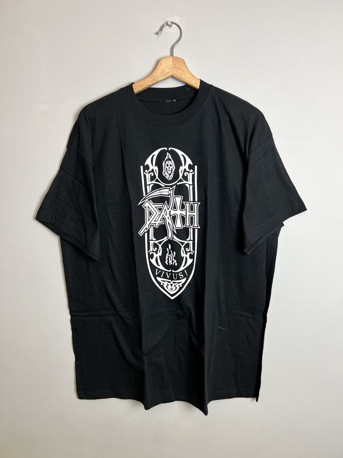 Band Tees Vintage 90s DEATH Vivus Album Promo Death Metal Band Tee Size US XL / EU 56 / 4 - 1 Thumbnail