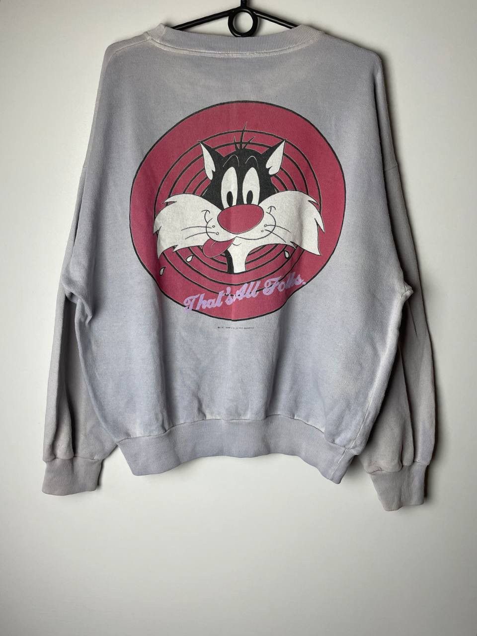 Vintage Warner Bros 90s vintage sweatshirt size XL Size US XL / EU 56 / 4 - 2 Thumbnail