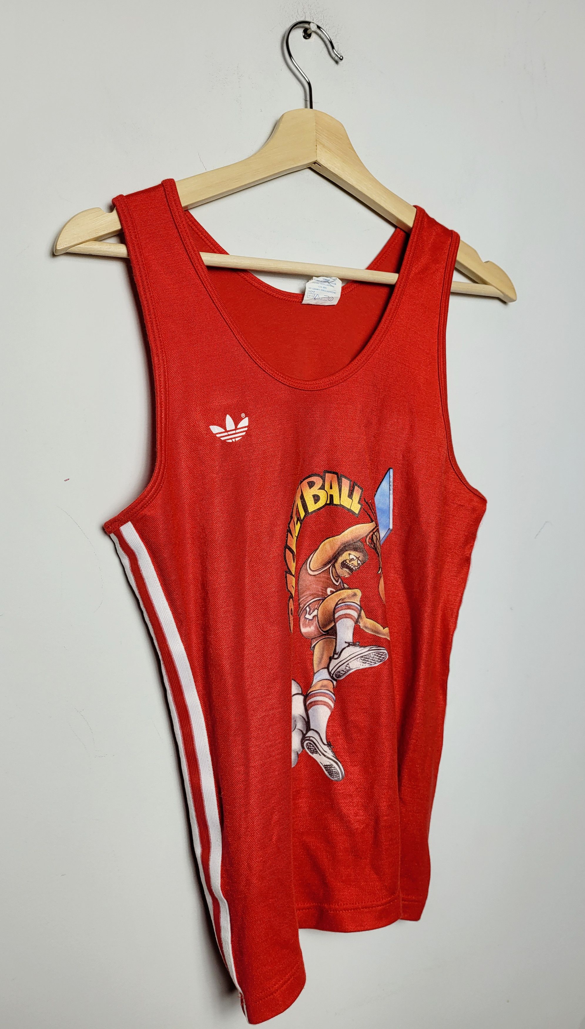Adidas 70s Adidas Vintage Basketball Roach '77 Tank Top Size US M / EU 48-50 / 2 - 2 Thumbnail