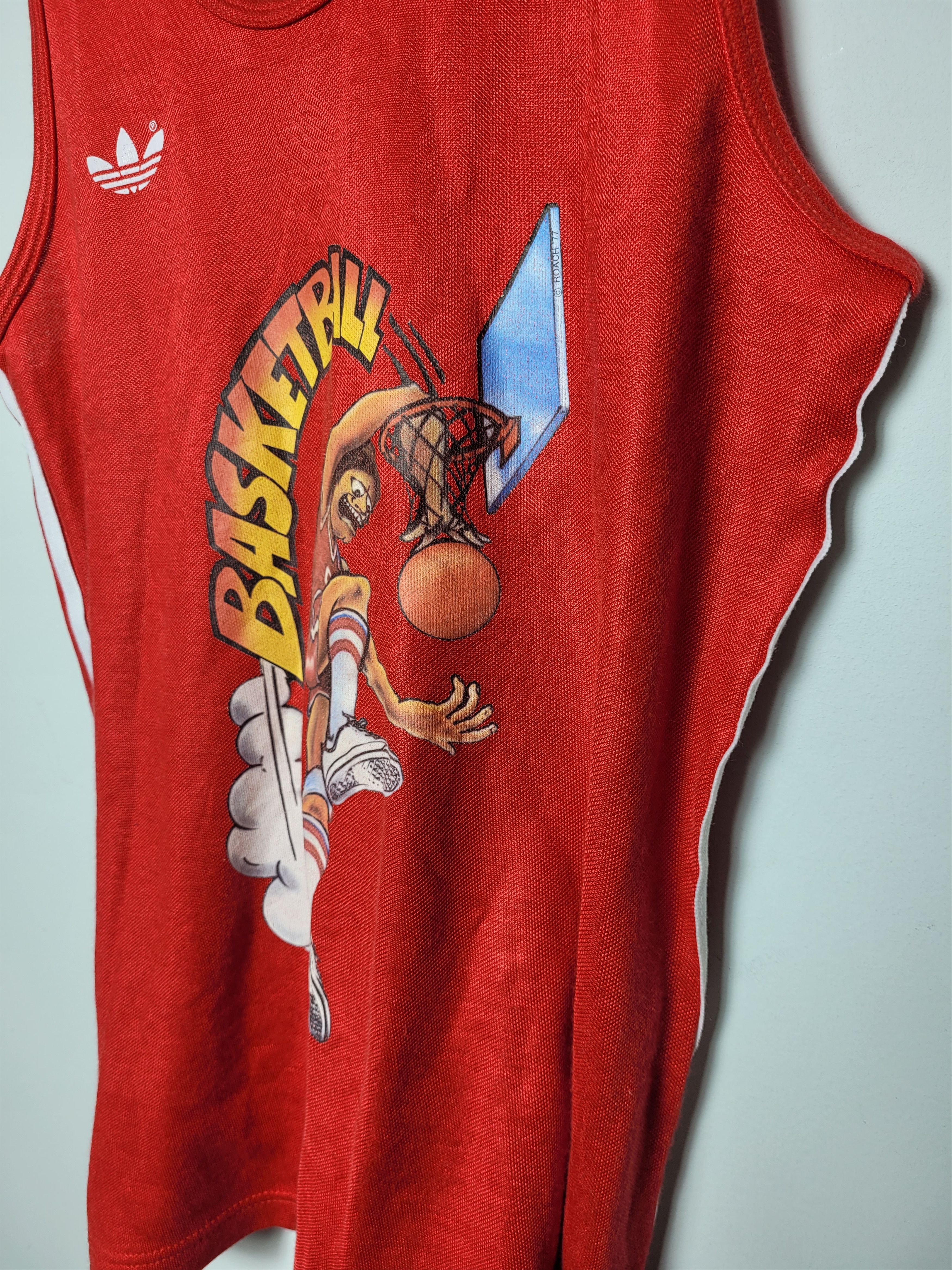 Adidas 70s Adidas Vintage Basketball Roach '77 Tank Top Size US M / EU 48-50 / 2 - 5 Thumbnail