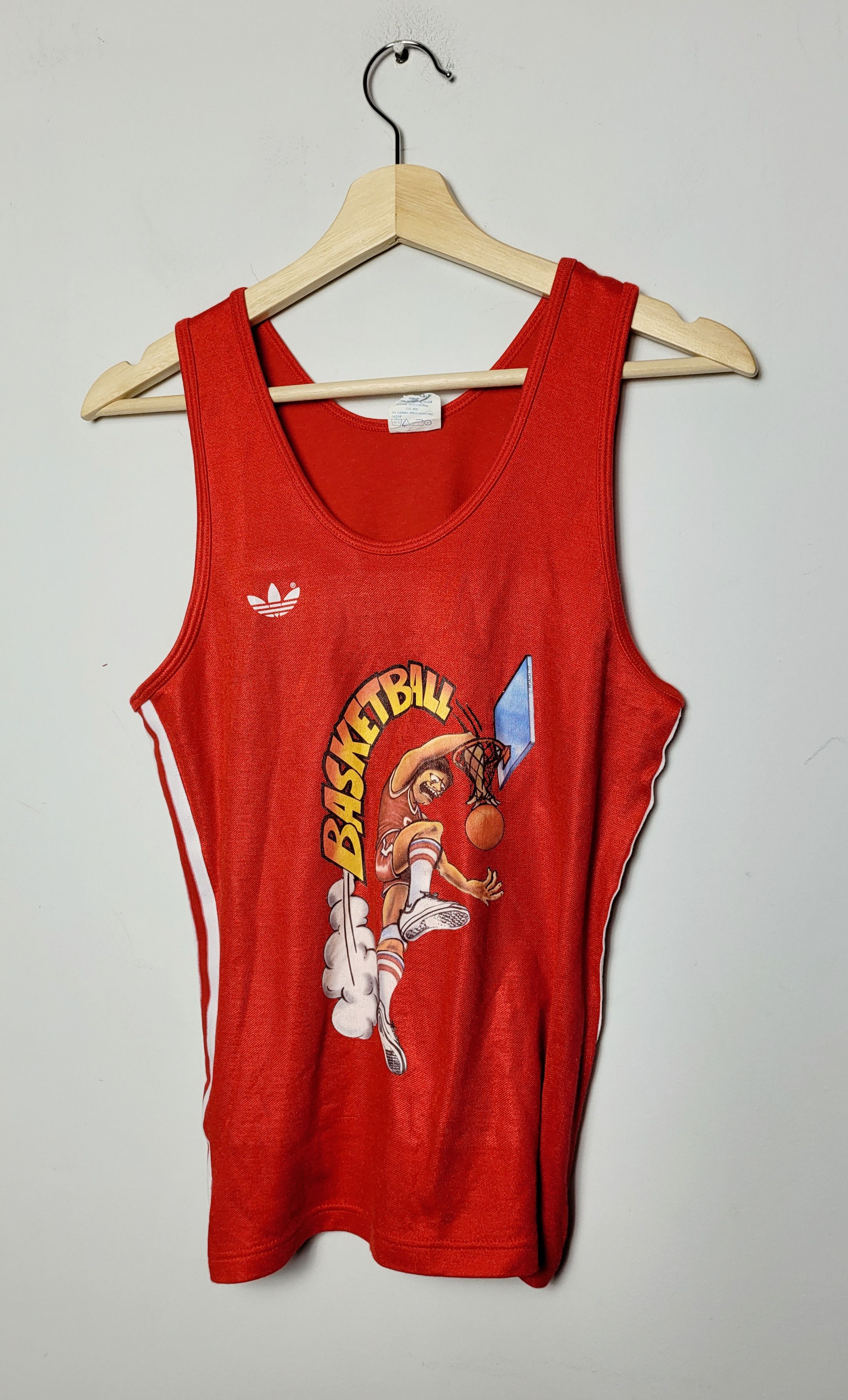Adidas 70s Adidas Vintage Basketball Roach '77 Tank Top Size US M / EU 48-50 / 2 - 1 Thumbnail