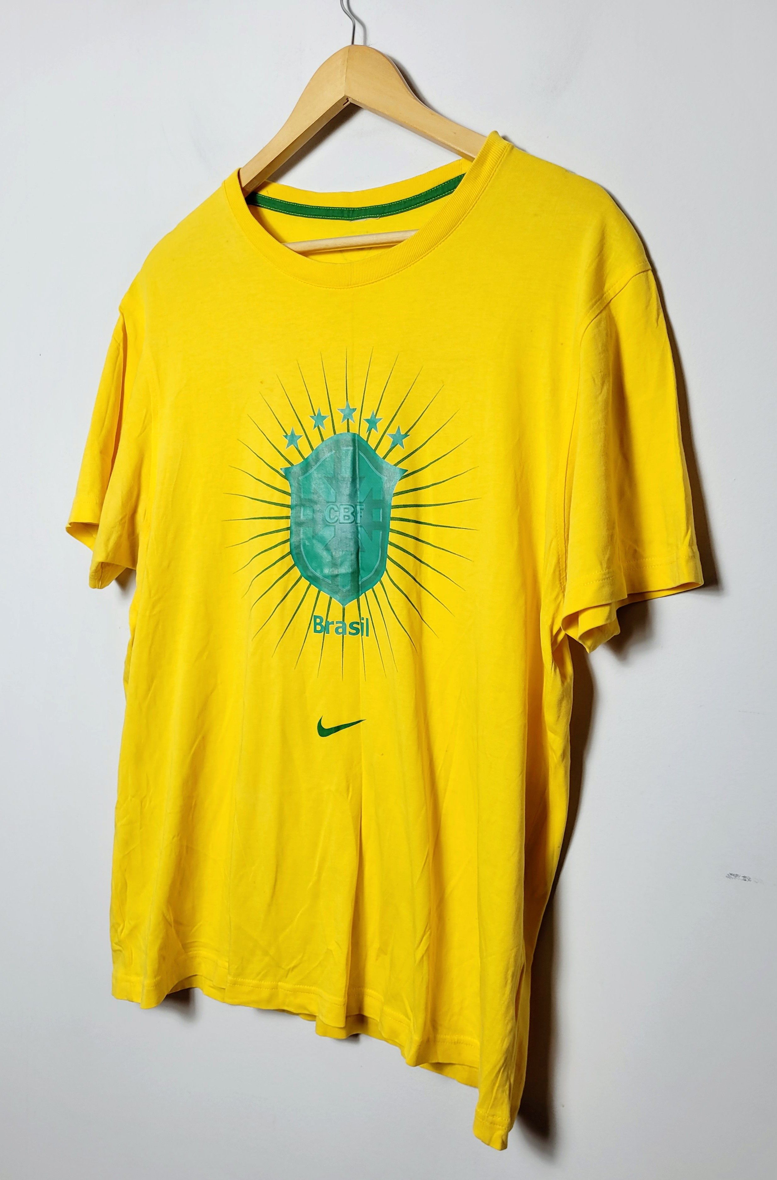 Nike Nike Brasil CBF t-shirt Size US L / EU 52-54 / 3 - 2 Thumbnail