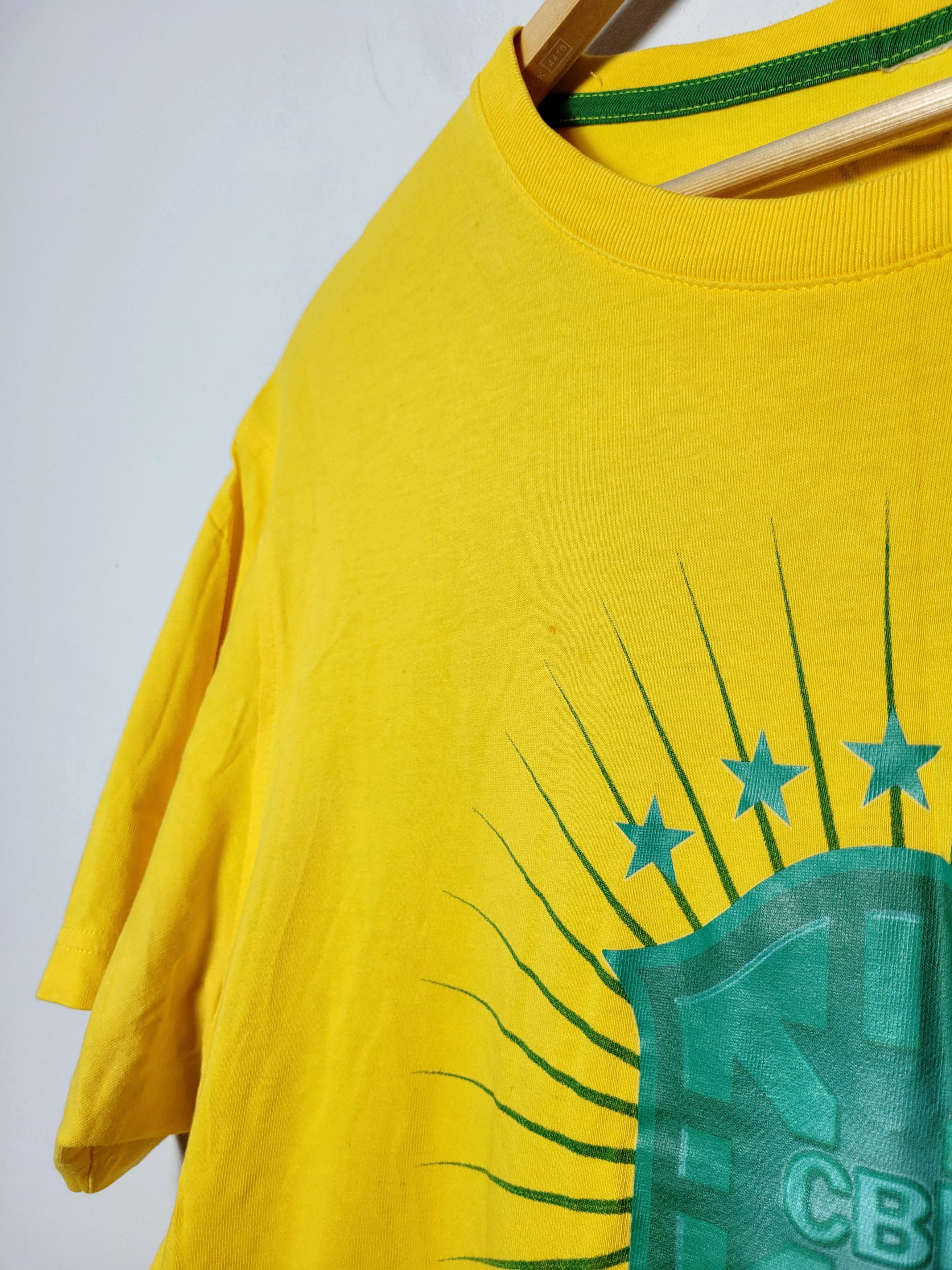 Nike Nike Brasil CBF t-shirt Size US L / EU 52-54 / 3 - 4 Thumbnail