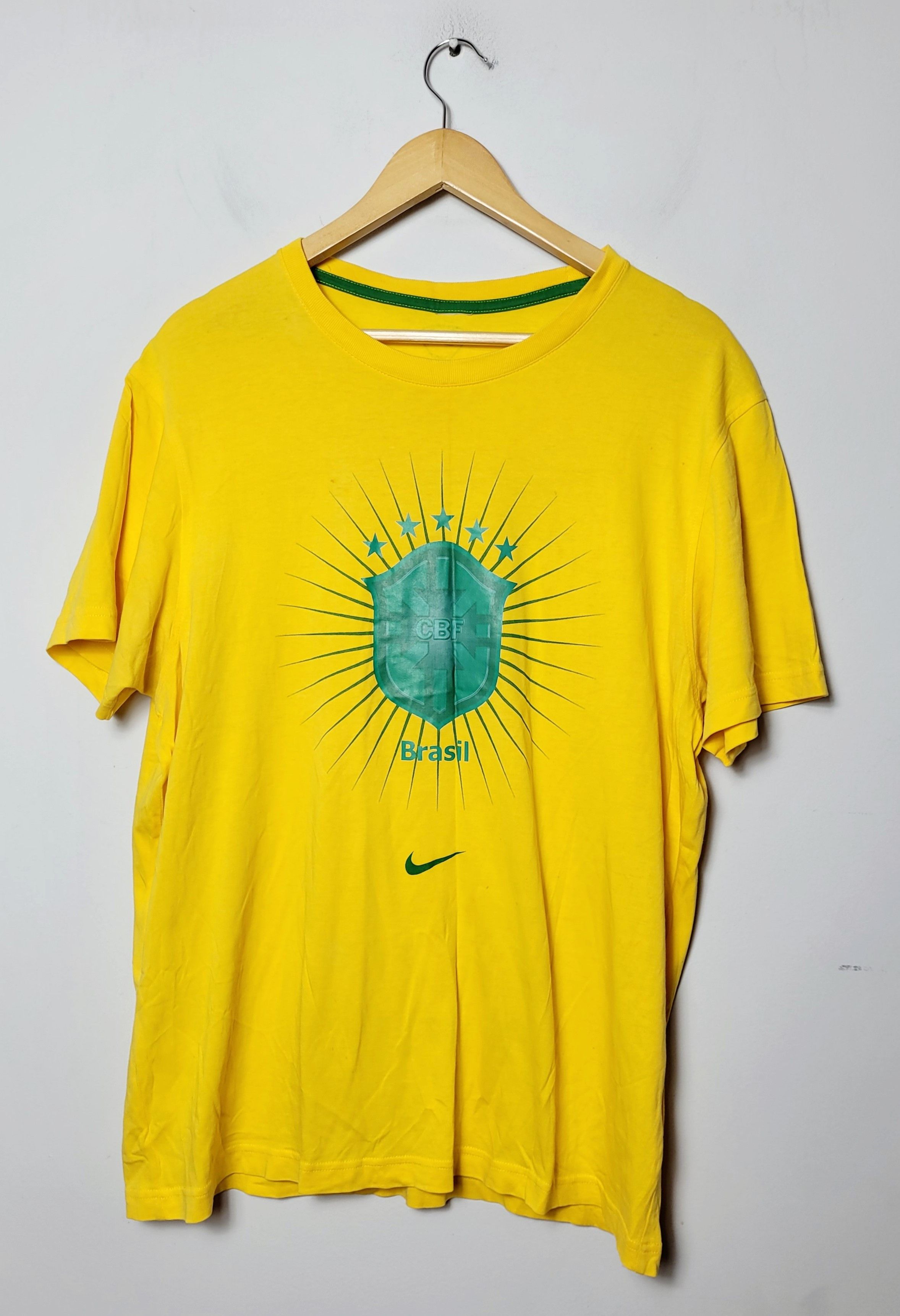 Nike Nike Brasil CBF t-shirt Size US L / EU 52-54 / 3 - 1 Thumbnail