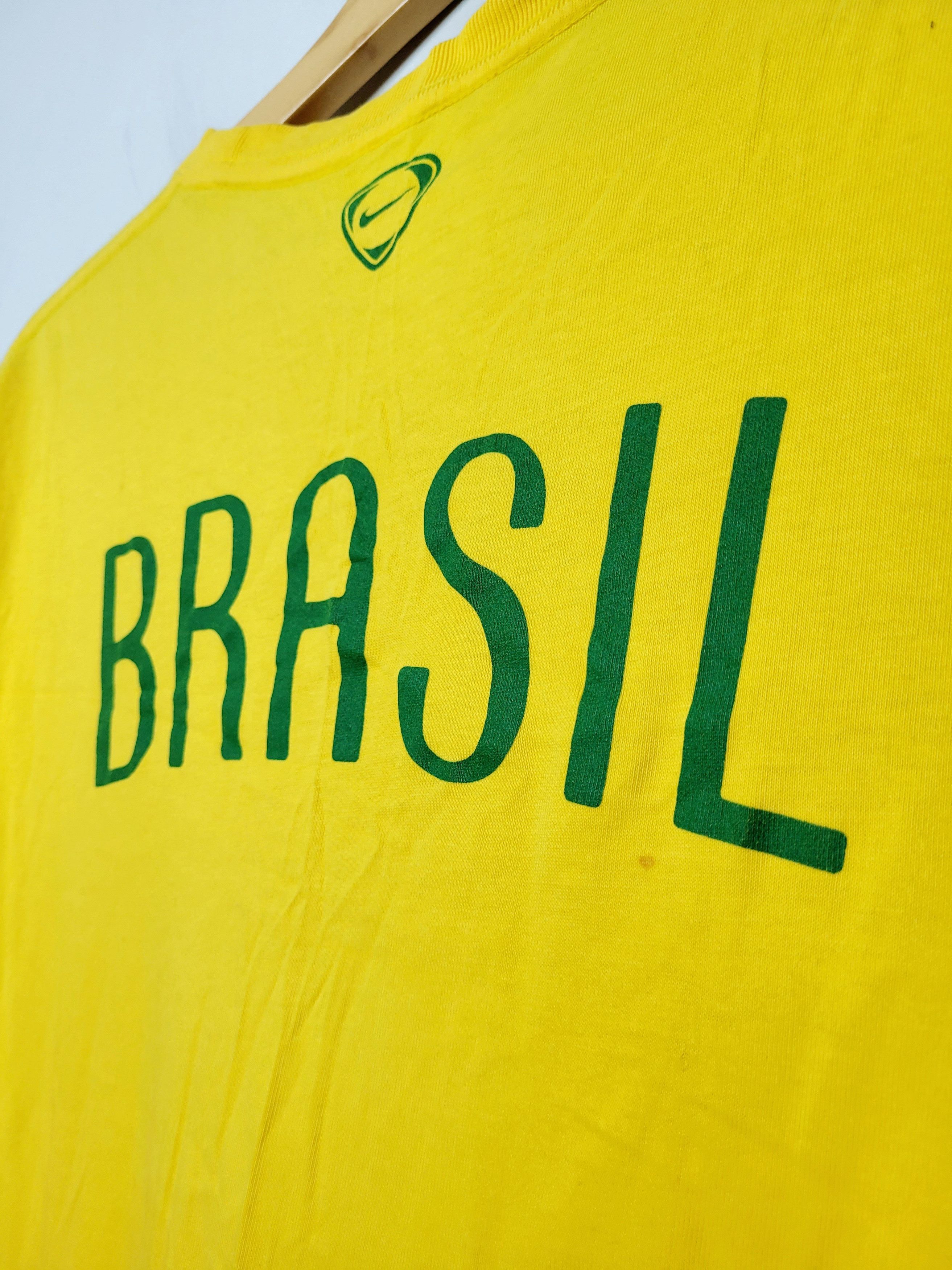 Nike Nike Brasil CBF t-shirt Size US L / EU 52-54 / 3 - 9 Thumbnail