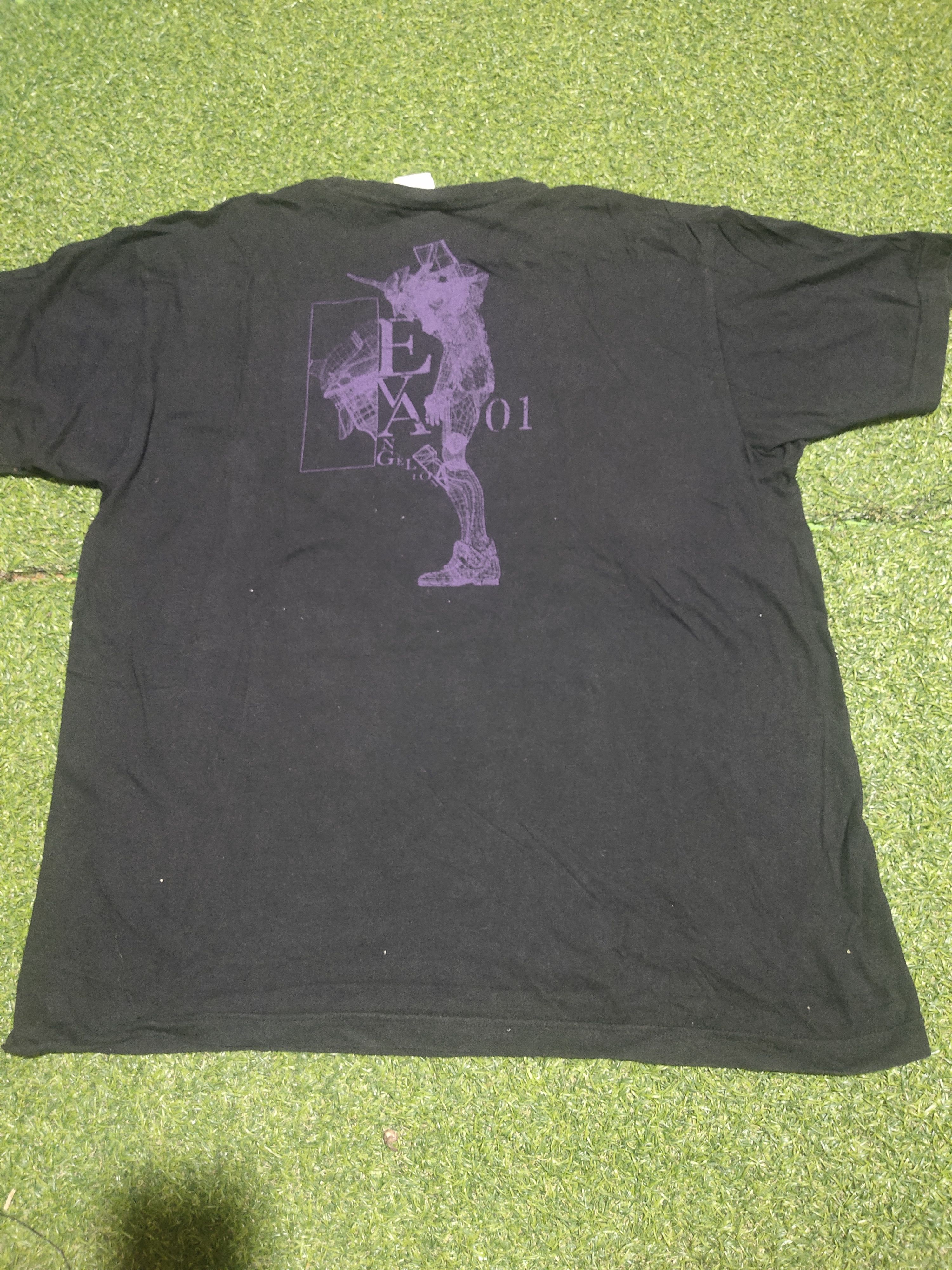 Anime × Vintage RARE!! VINTAGE NEON GENESIS EVANGELION ANIME ILLUSTRATION Size US L / EU 52-54 / 3 - 1 Thumbnail