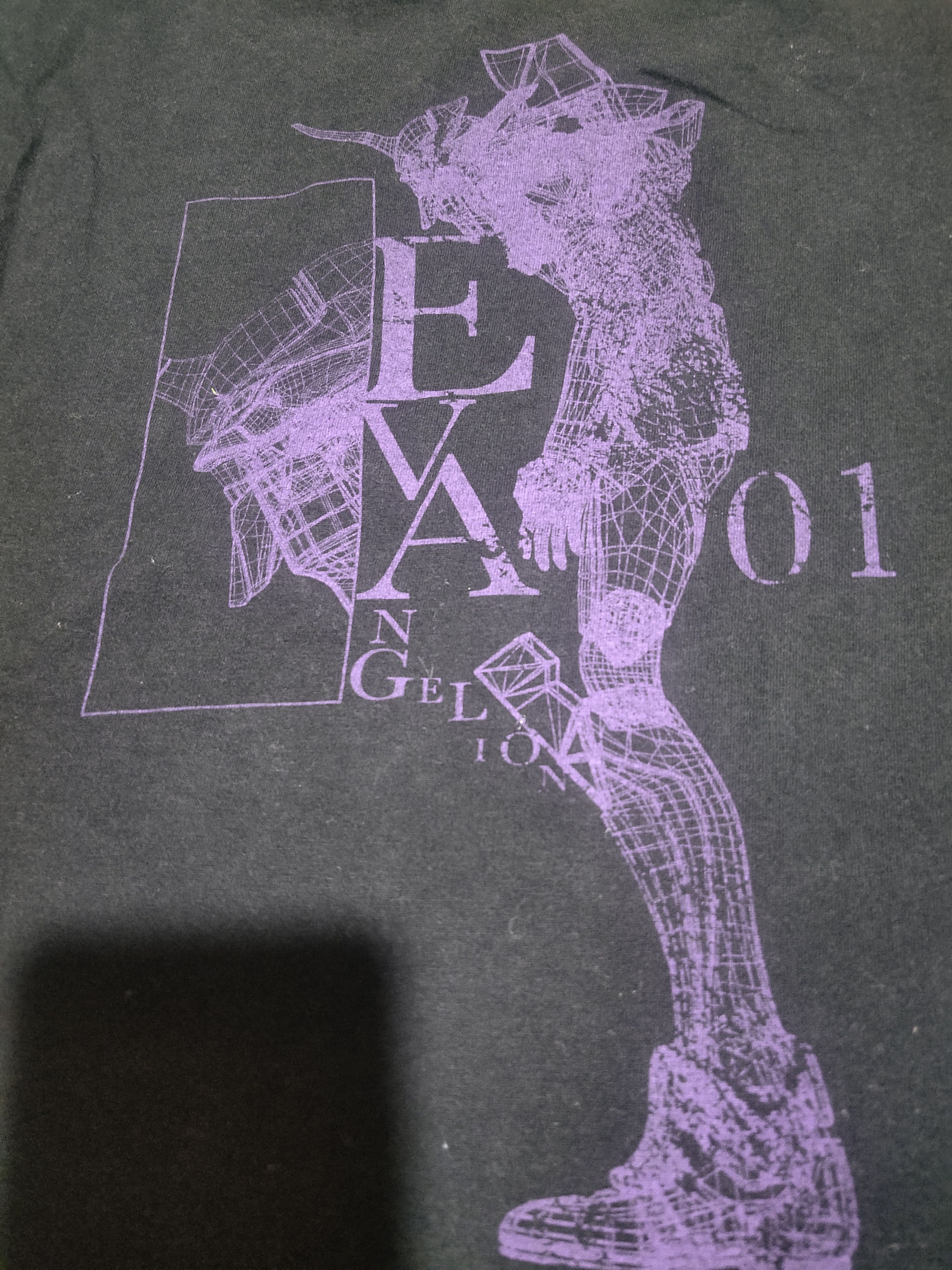 Anime × Vintage RARE!! VINTAGE NEON GENESIS EVANGELION ANIME ILLUSTRATION Size US L / EU 52-54 / 3 - 7 Thumbnail