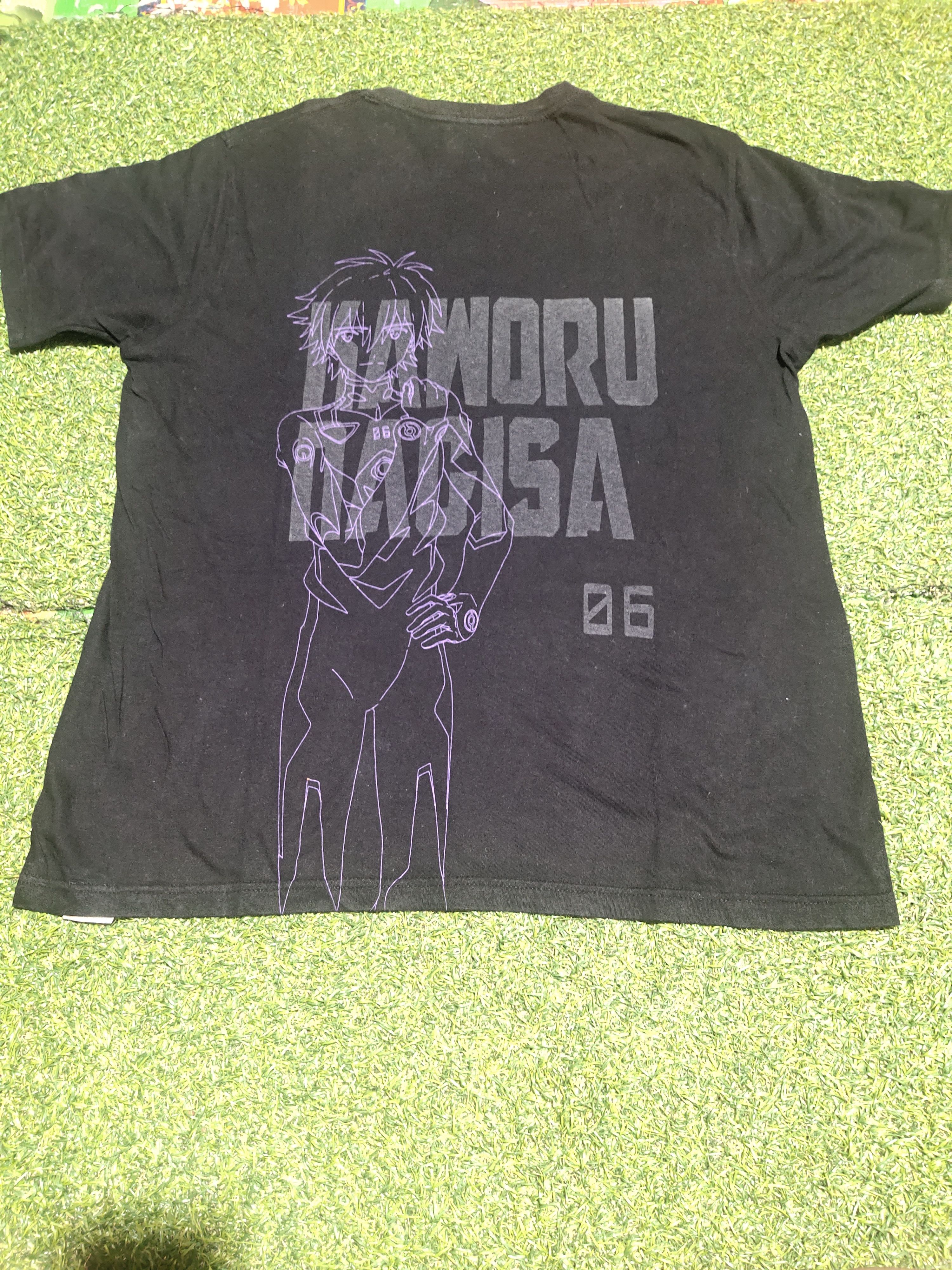Anime × Vintage RARE!! NEON GENESIS EVANGELION ANIME KAWORU NAGISA Size US L / EU 52-54 / 3 - 1 Thumbnail