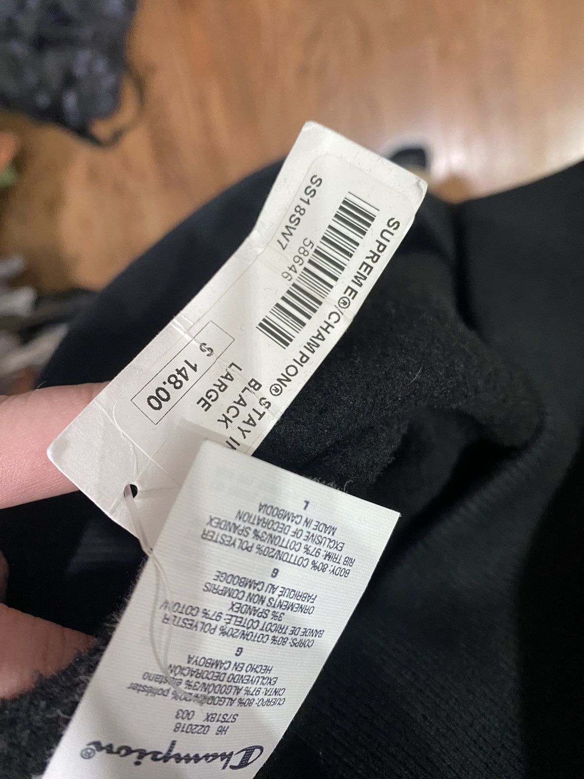Champion × Supreme Supreme x Champion stay in school crewneck Size US L / EU 52-54 / 3 - 4 Thumbnail
