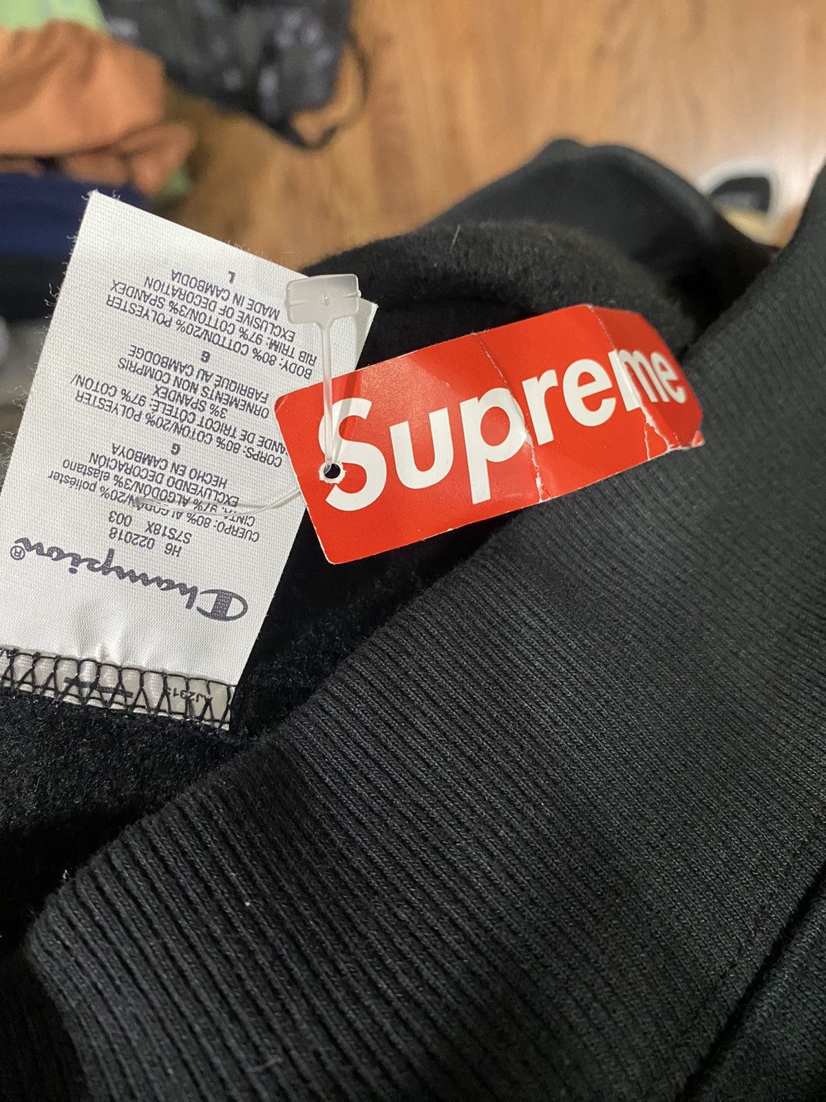 Champion × Supreme Supreme x Champion stay in school crewneck Size US L / EU 52-54 / 3 - 5 Thumbnail