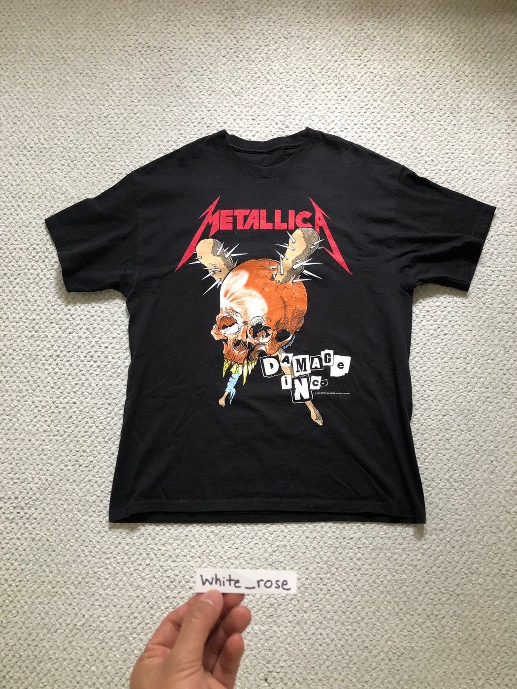 Band Tees Vintage Metallica 1994 Damage Inc Tour Tee Size US L / EU 52-54 / 3 - 1 Thumbnail