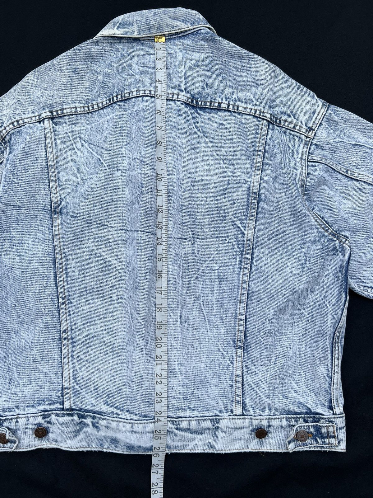 Levi's 80s 90s Levi’s Usa Acid Washed Trucker Denim Jacket Size US XL / EU 56 / 4 - 11 Thumbnail