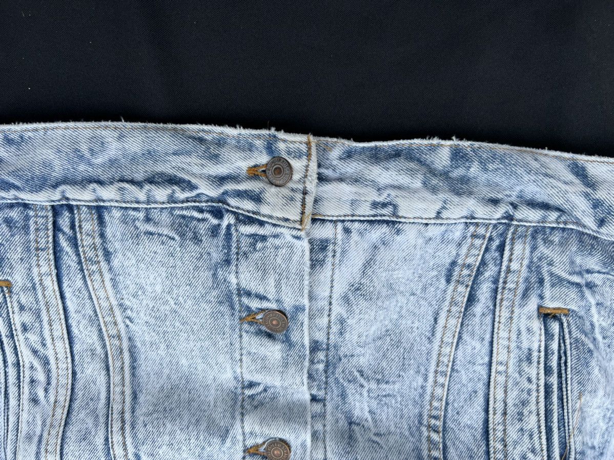 Levi's 80s 90s Levi’s Usa Acid Washed Trucker Denim Jacket Size US XL / EU 56 / 4 - 6 Thumbnail