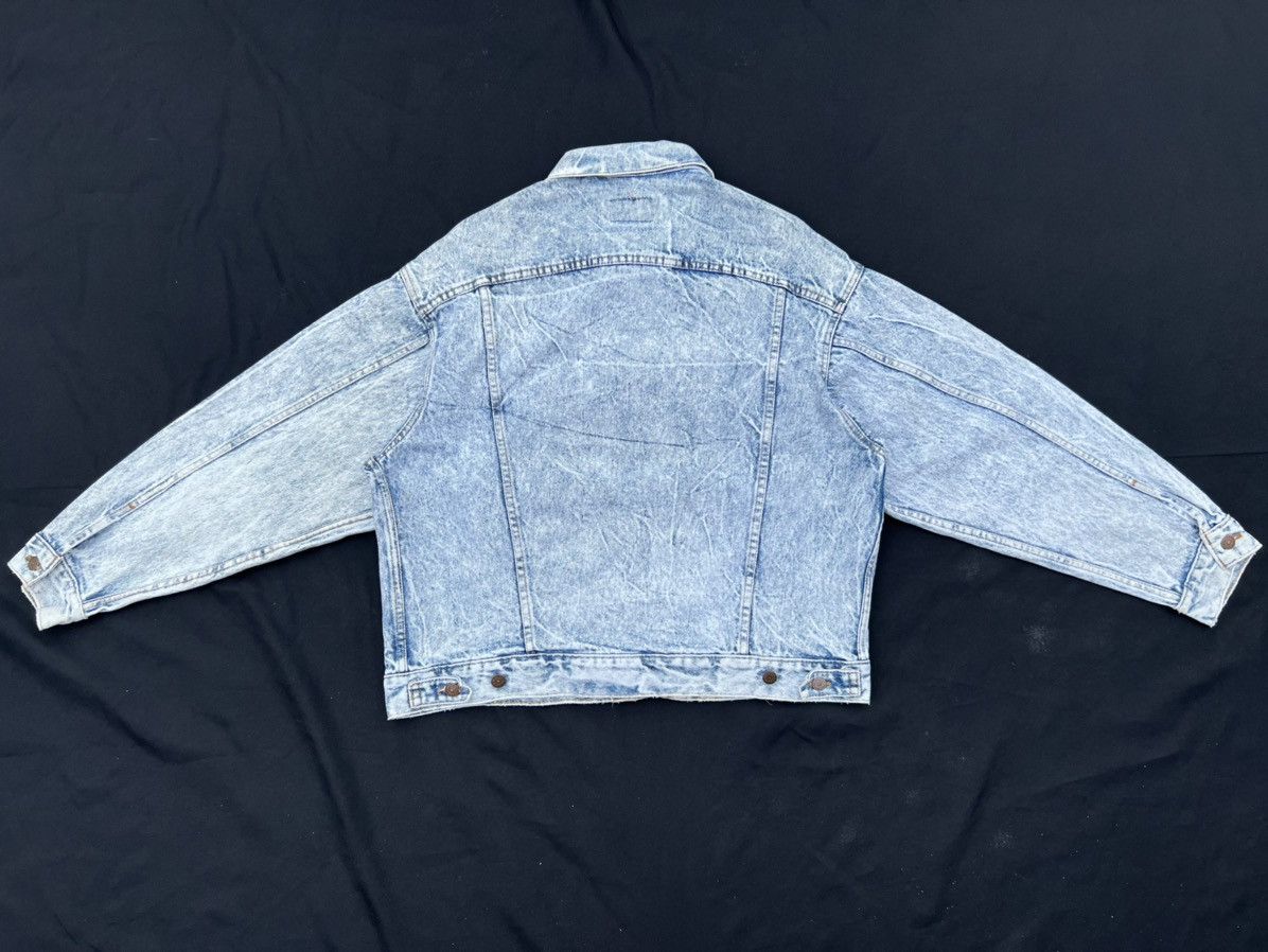 Levi's 80s 90s Levi’s Usa Acid Washed Trucker Denim Jacket Size US XL / EU 56 / 4 - 10 Thumbnail