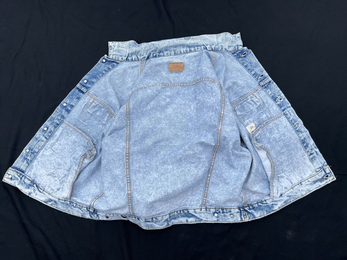 Levi's 80s 90s Levi’s Usa Acid Washed Trucker Denim Jacket Size US XL / EU 56 / 4 - 15 Thumbnail