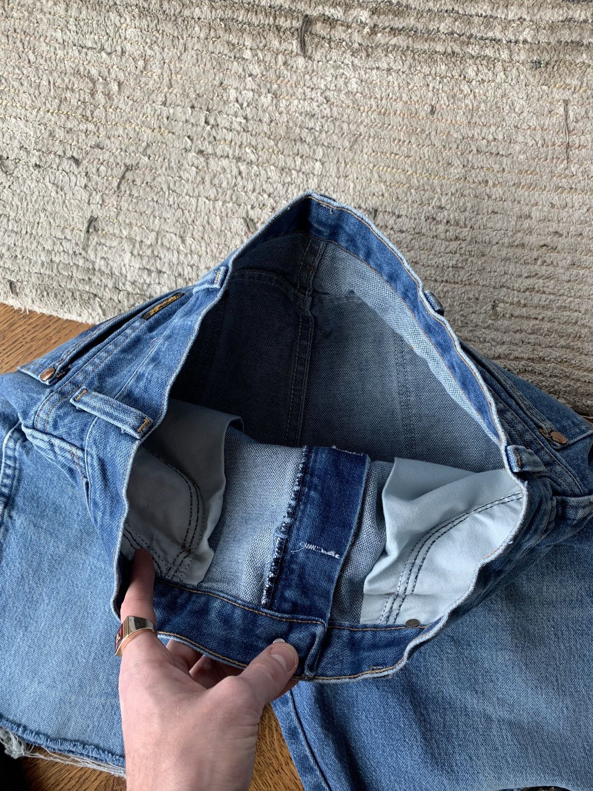 Vintage × Wrangler Vintage Wrangler Cut Off Jean Shorts Raw Hem Jorts Womens 32 Size 32" / US 10 / IT 46 - 5 Thumbnail