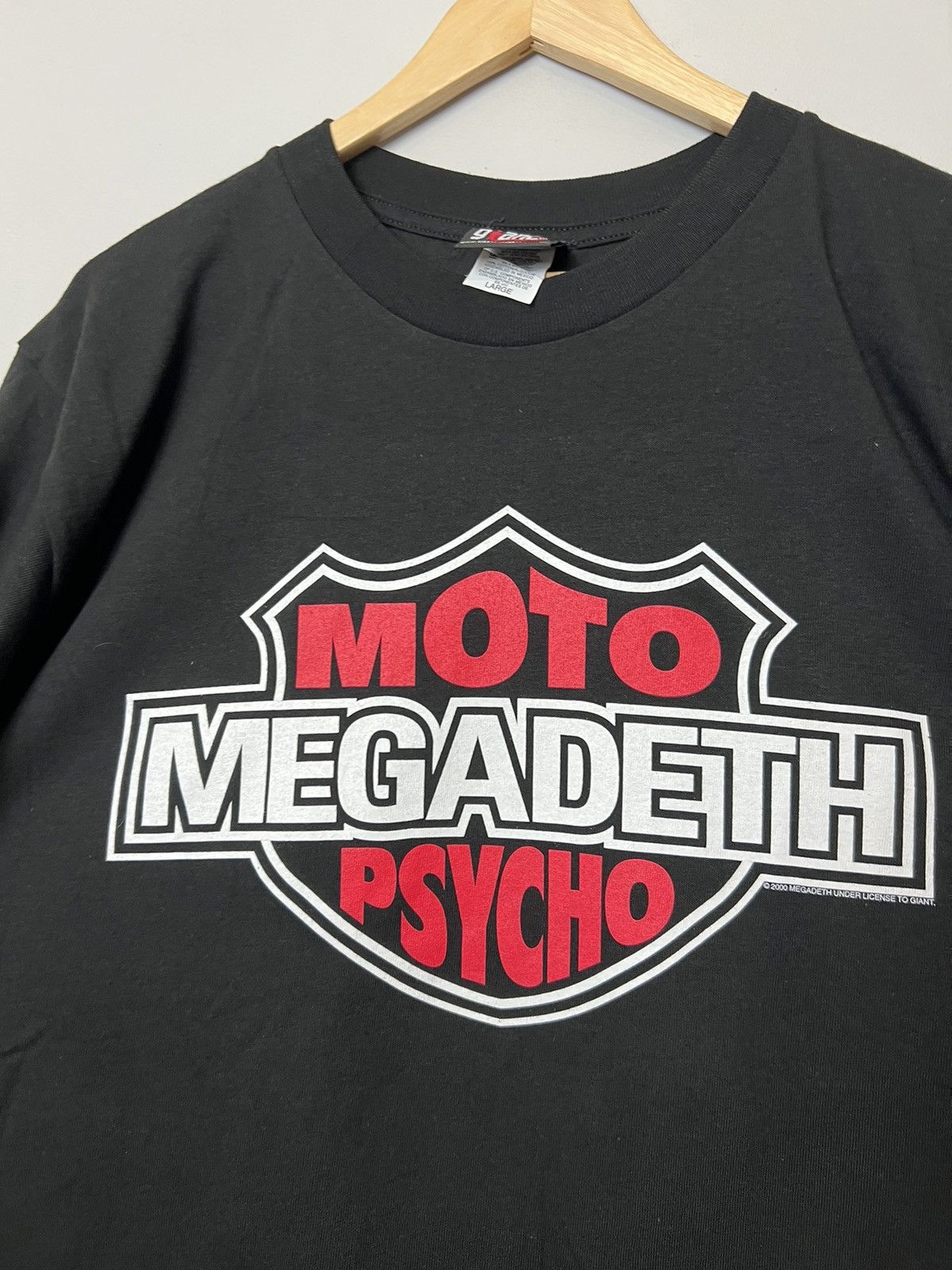 Band Tees Megadeth Moto Psycho Rare Vintage 2000 Trash Metal Band Tee Size US L / EU 52-54 / 3 - 2 Thumbnail