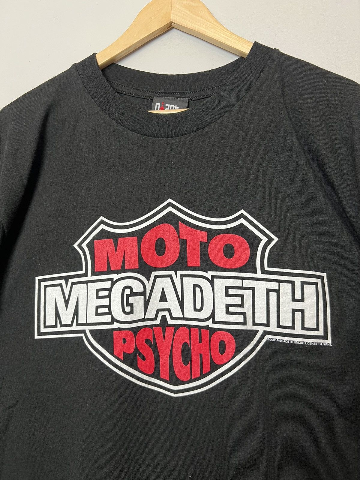 Band Tees Megadeth Moto Psycho Rare Vintage 2000 Trash Metal Band Tee Size US L / EU 52-54 / 3 - 5 Thumbnail
