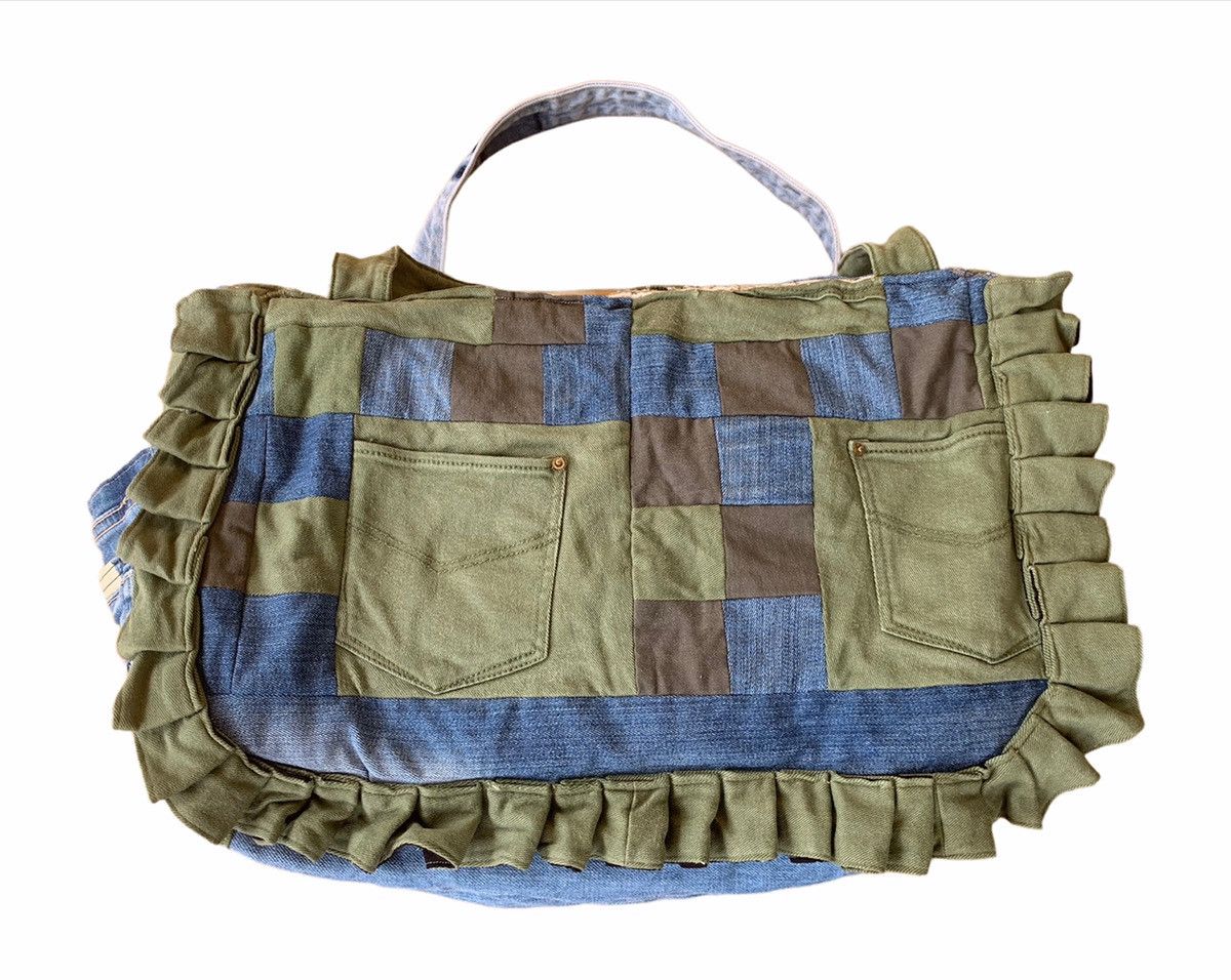 If Six Was Nine × Japanese Brand × Vintage ❤️‍🔥SENDOFFERS❤️‍🔥 Something Patchwork Reworked Boston Duffle Bag Size ONE SIZE - 3 Thumbnail