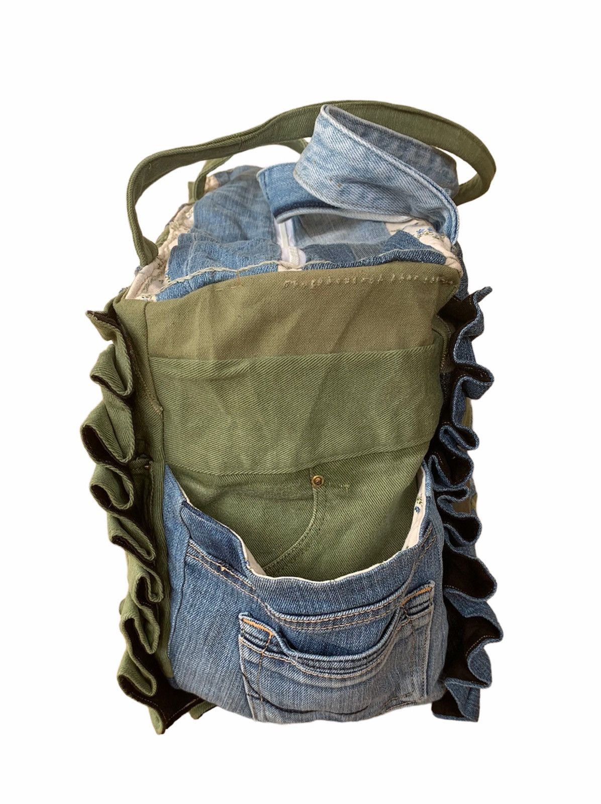 If Six Was Nine × Japanese Brand × Vintage ❤️‍🔥SENDOFFERS❤️‍🔥 Something Patchwork Reworked Boston Duffle Bag Size ONE SIZE - 7 Thumbnail