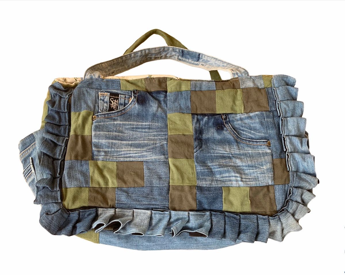 If Six Was Nine × Japanese Brand × Vintage ❤️‍🔥SENDOFFERS❤️‍🔥 Something Patchwork Reworked Boston Duffle Bag Size ONE SIZE - 4 Thumbnail