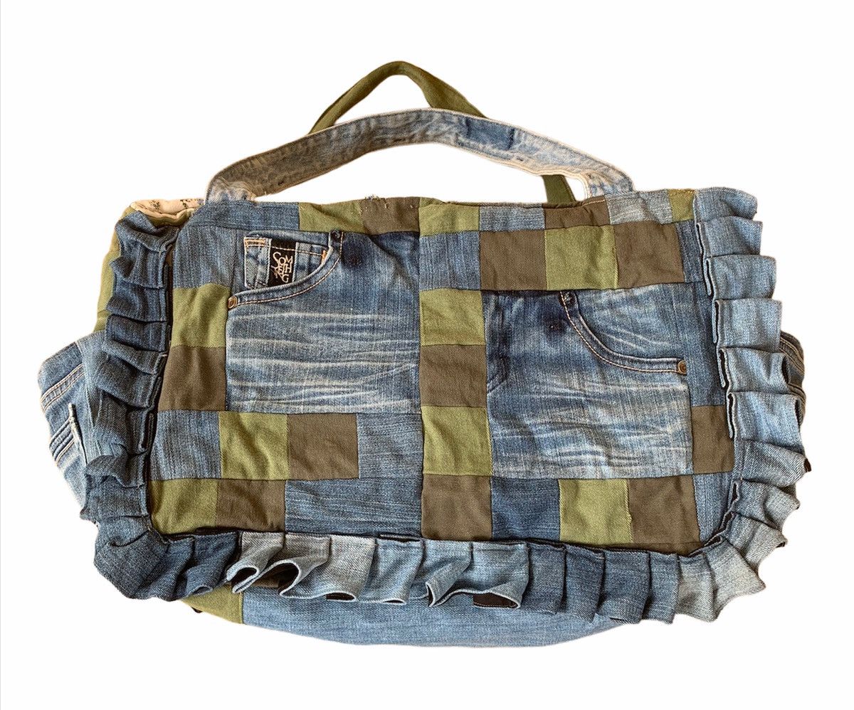 If Six Was Nine × Japanese Brand × Vintage ❤️‍🔥SENDOFFERS❤️‍🔥 Something Patchwork Reworked Boston Duffle Bag Size ONE SIZE - 6 Thumbnail