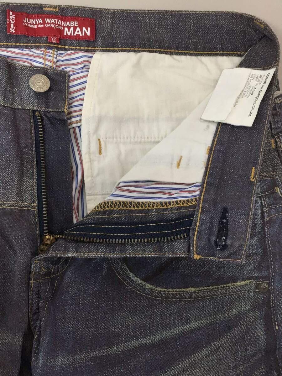 Comme des Garcons × Junya Watanabe AW08 Denim Printed Pants Size US 31 - 3 Thumbnail