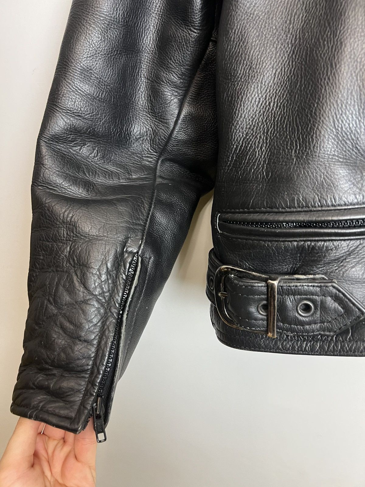 Belstaff RARE VINTAGE 90s BELSTAFF LEATHER BIKER JACKET RARE Size US M / EU 48-50 / 2 - 5 Thumbnail