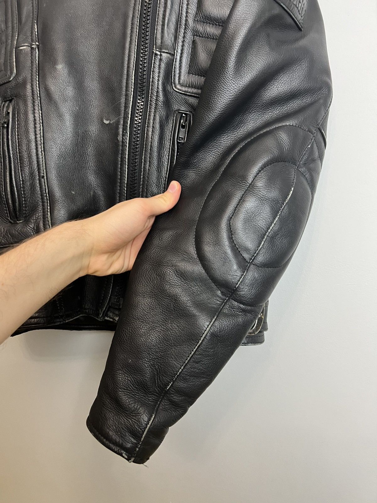 Belstaff RARE VINTAGE 90s BELSTAFF LEATHER BIKER JACKET RARE Size US M / EU 48-50 / 2 - 8 Thumbnail