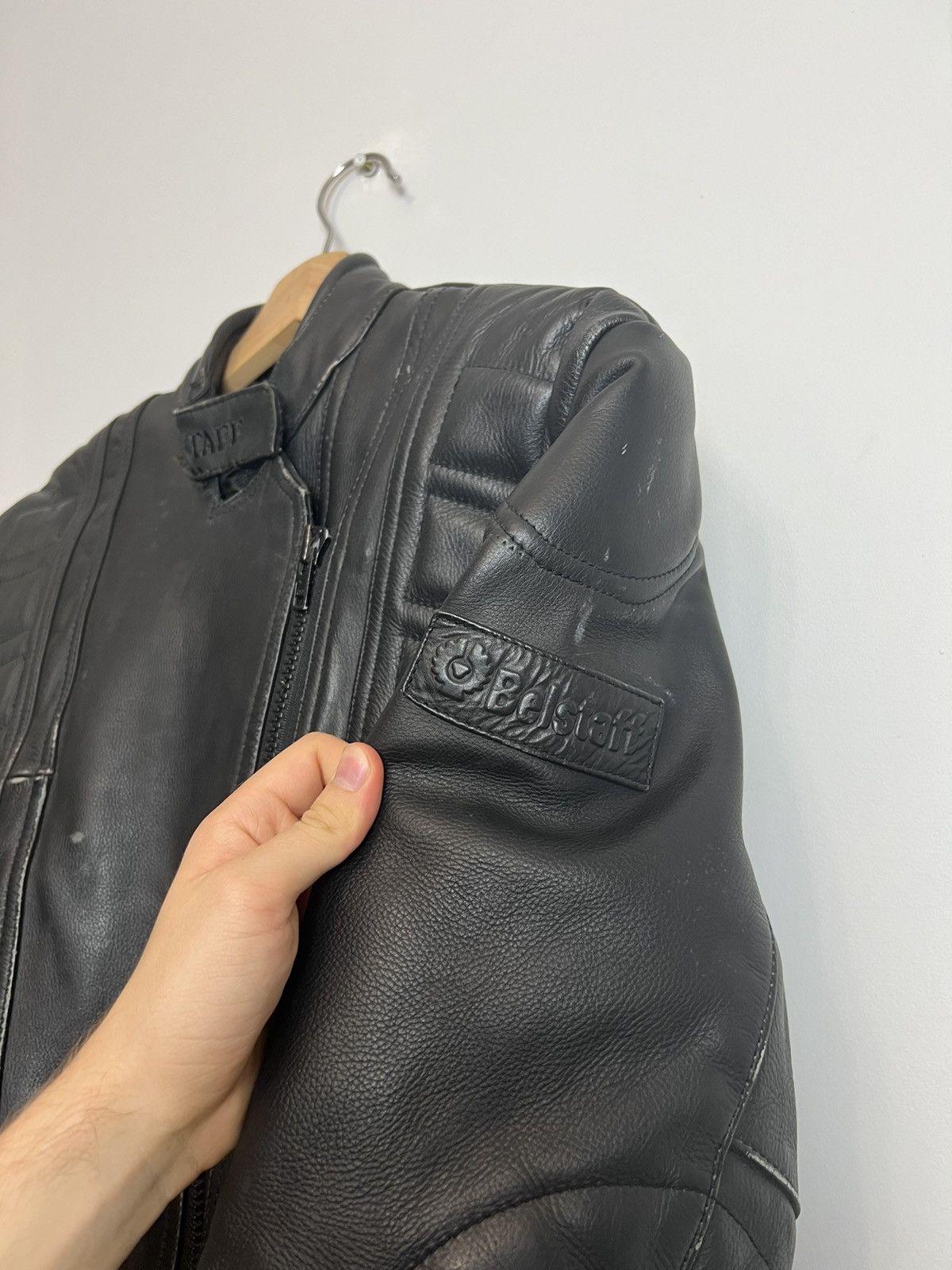 Belstaff RARE VINTAGE 90s BELSTAFF LEATHER BIKER JACKET RARE Size US M / EU 48-50 / 2 - 7 Thumbnail
