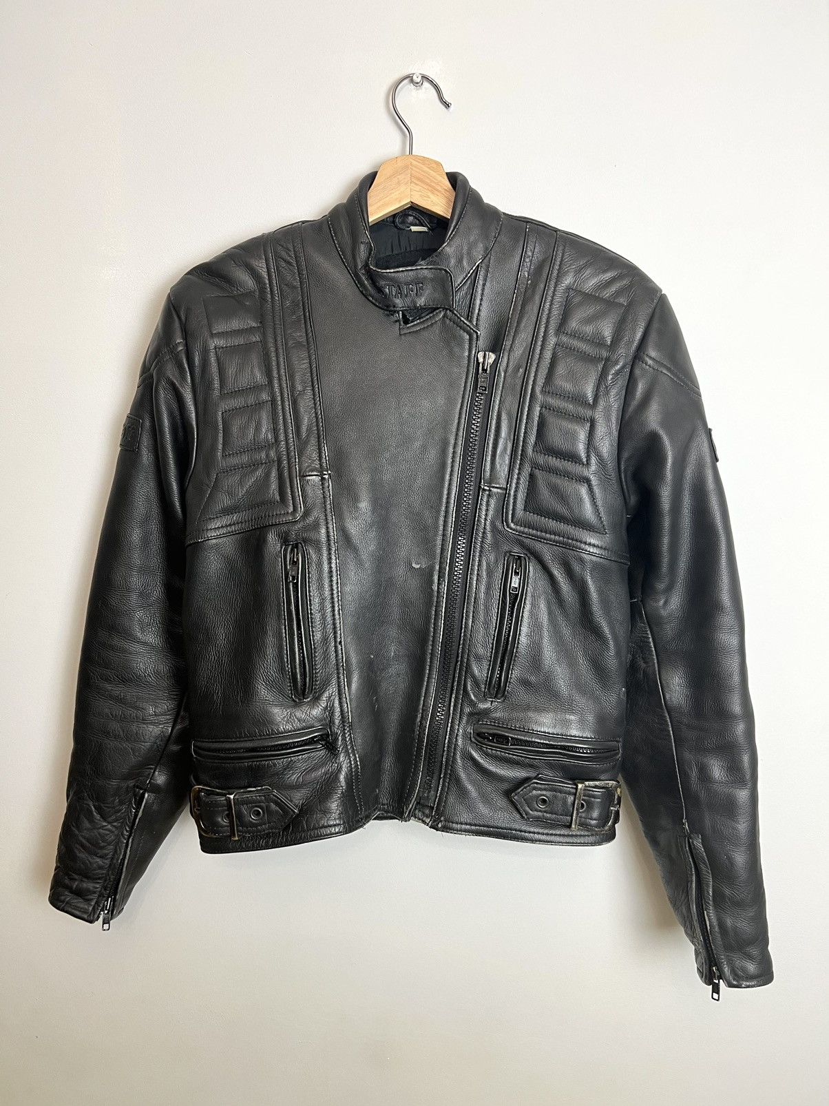 Belstaff RARE VINTAGE 90s BELSTAFF LEATHER BIKER JACKET RARE Size US M / EU 48-50 / 2 - 1 Thumbnail