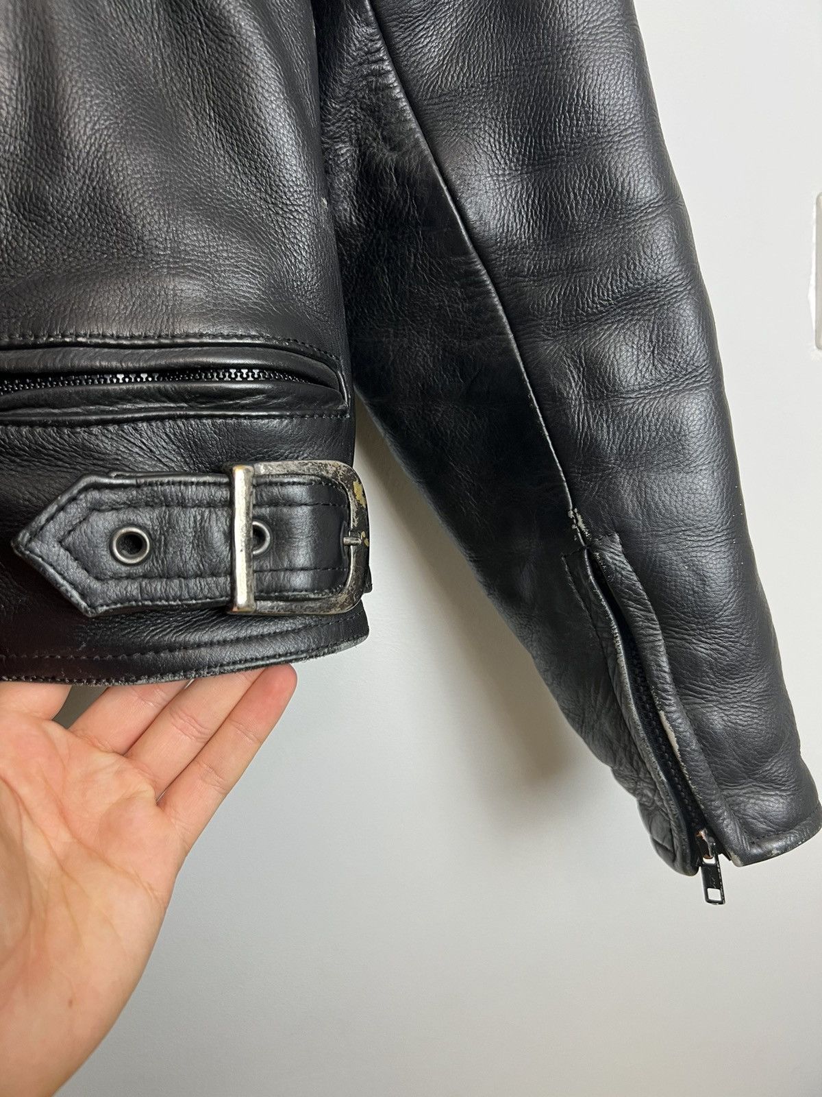 Belstaff RARE VINTAGE 90s BELSTAFF LEATHER BIKER JACKET RARE Size US M / EU 48-50 / 2 - 4 Thumbnail