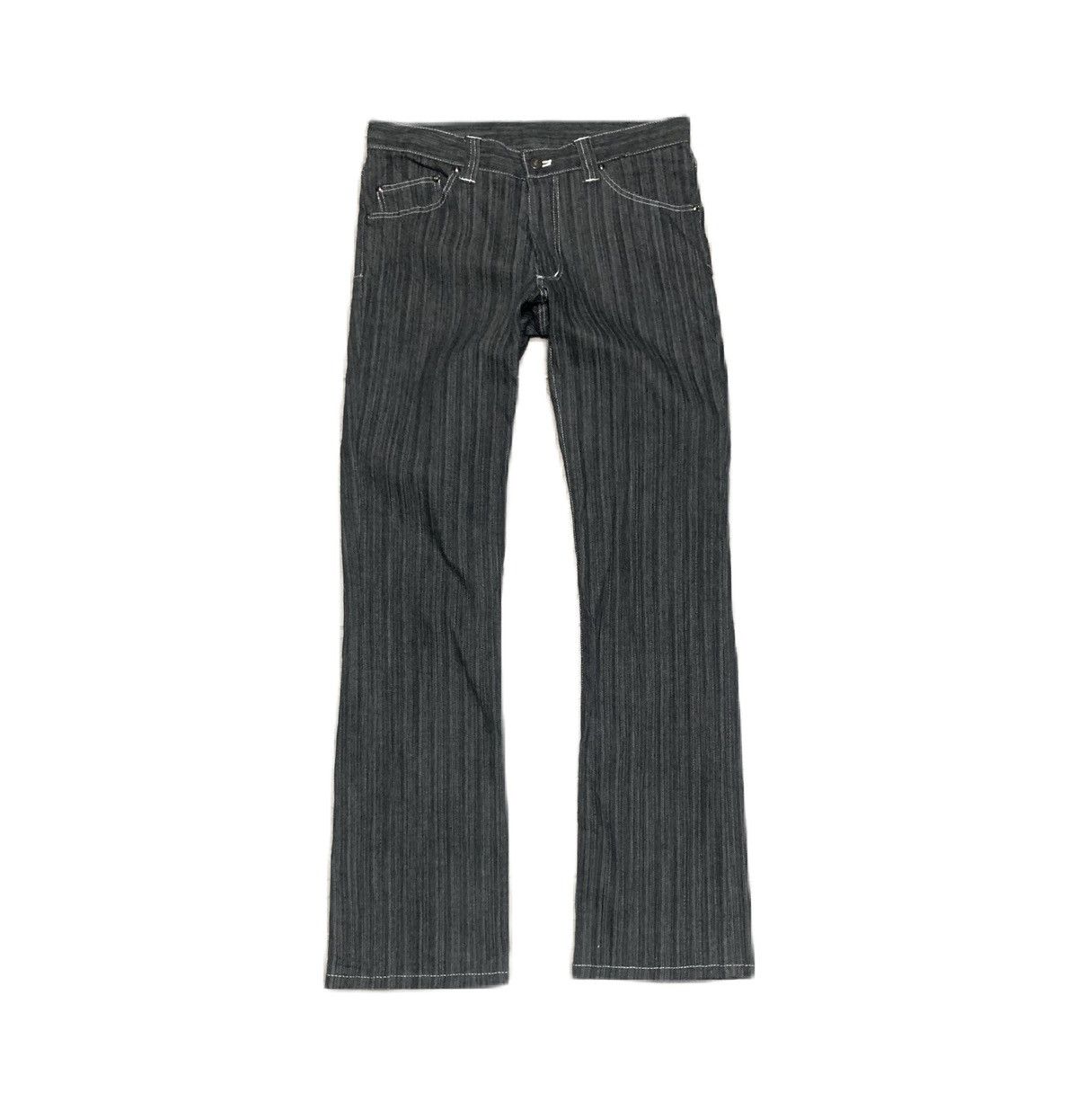 If Six Was Nine Vintage Japanese Brand Hickory Flare Bootcut Jeans Size US 31 - 1 Thumbnail